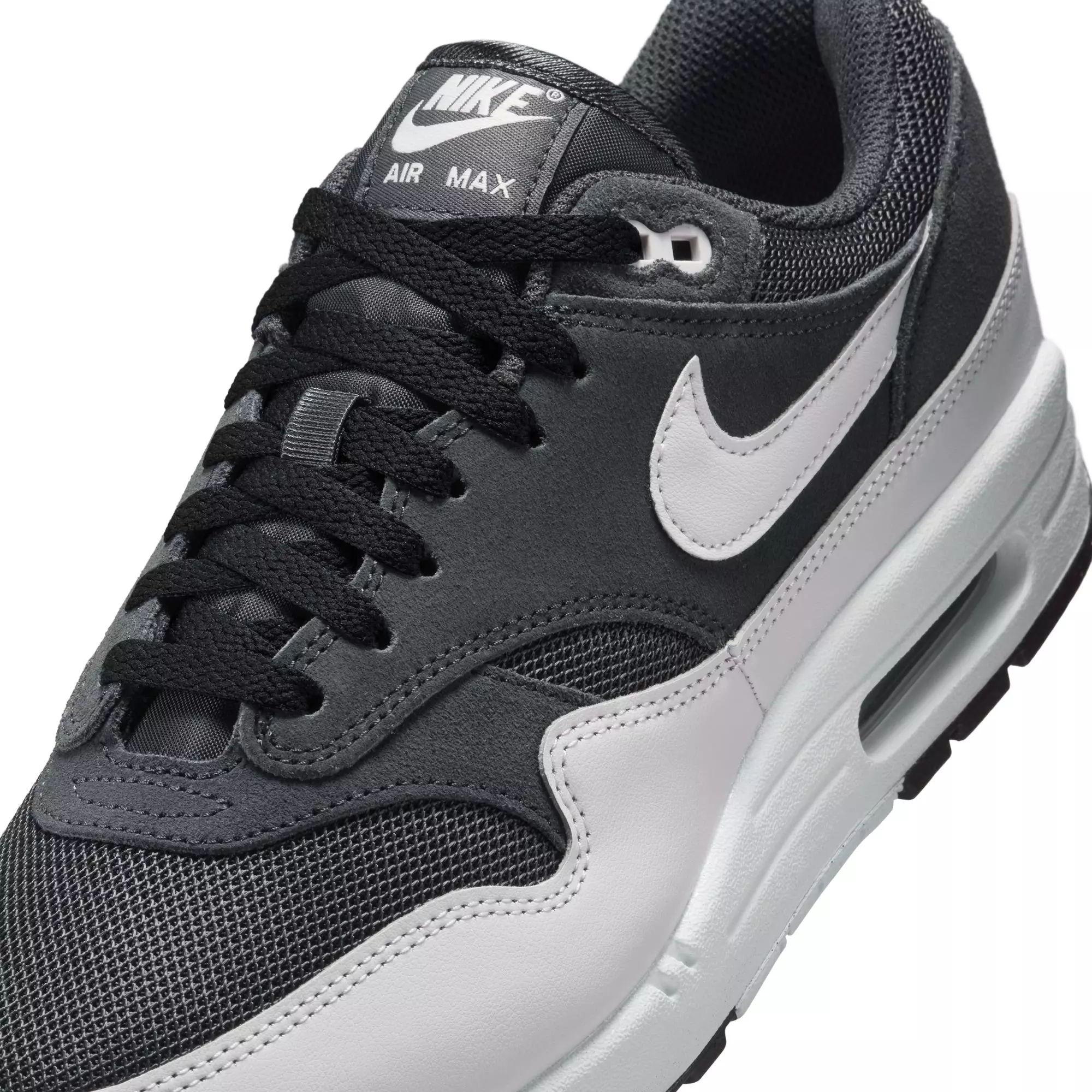 Nike Air Max 1 Essential "Off Noir/Vast Grey/White/Black" Men's Shoe - BLACK/WHITE