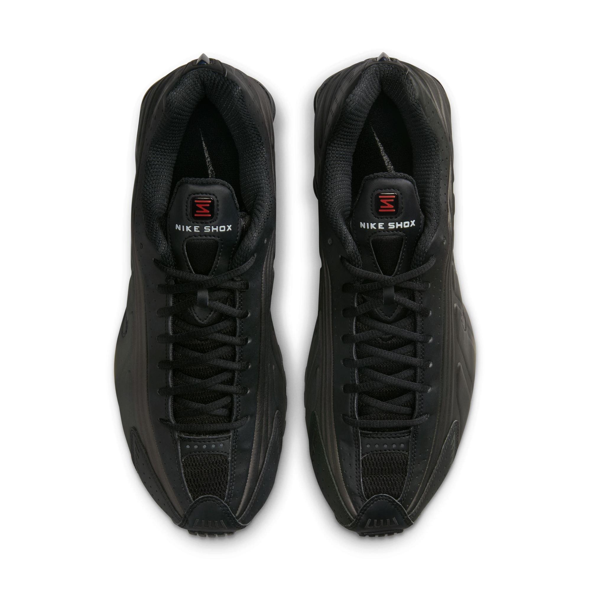 Nike Shox R4 "Black/Bright Crimson" Men's Shoe - BLACK Thumbnail View 6