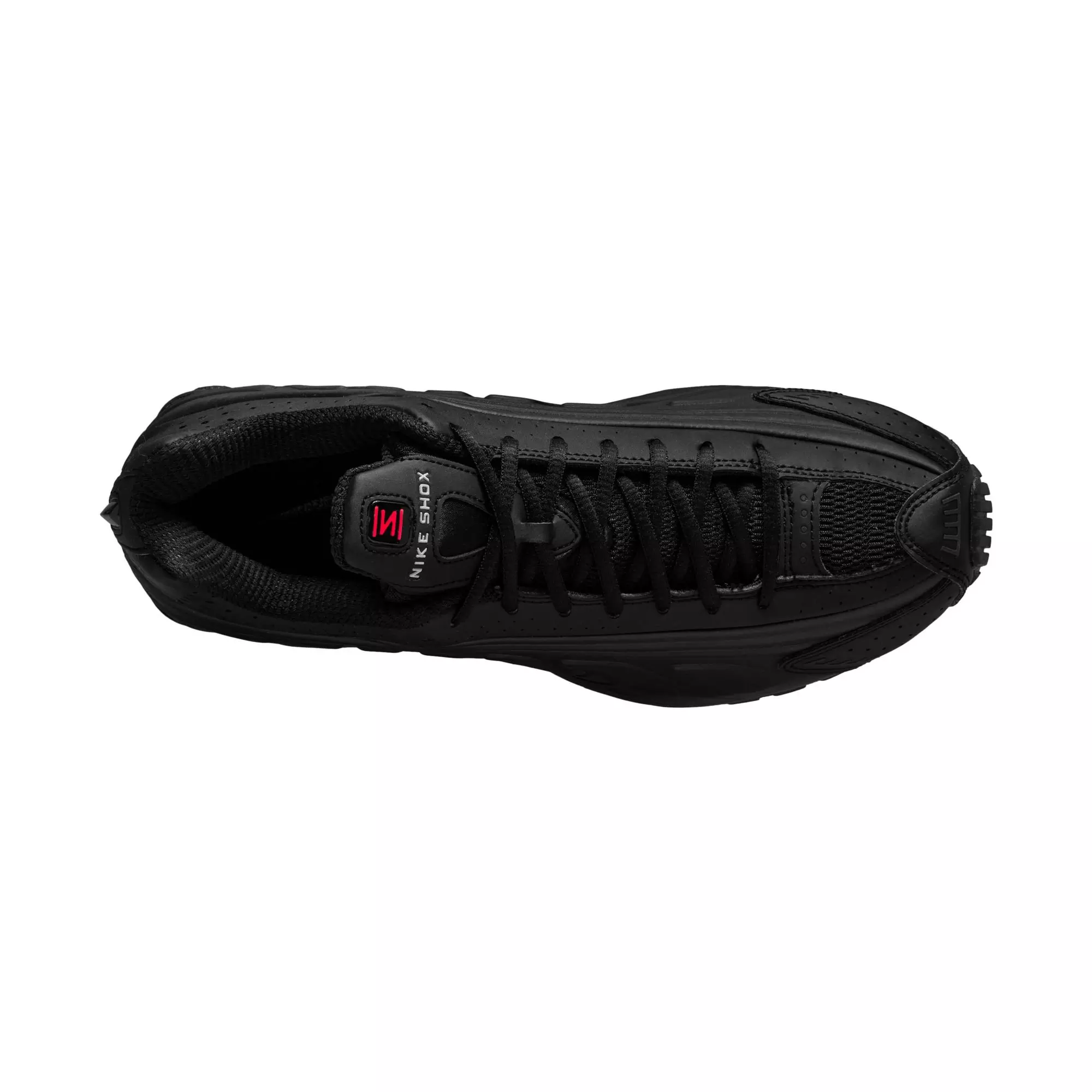 Nike Shox R4 "Black/Bright Crimson" Men's Shoe - BLACK