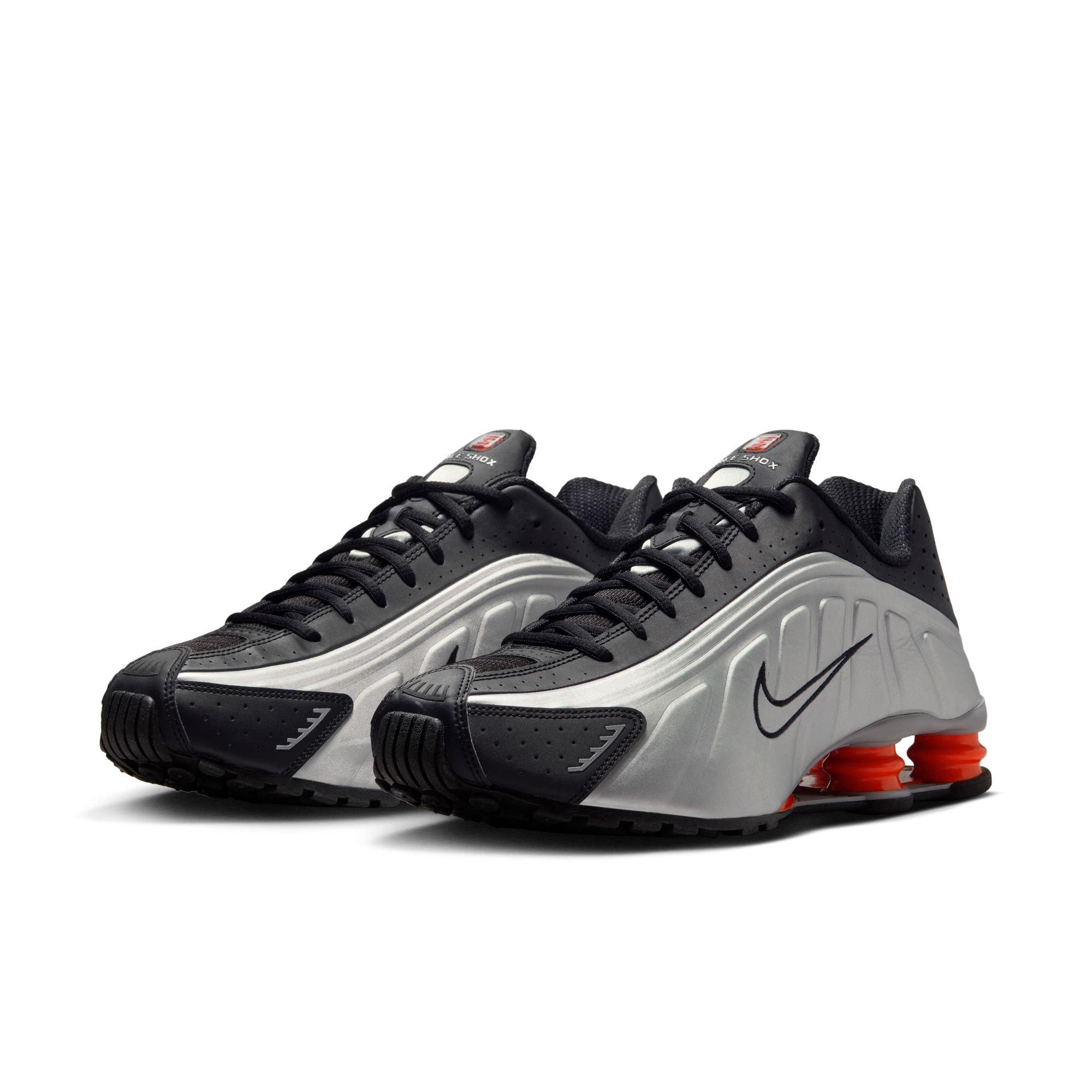 Nike Shox R4 "Metallic Silver/Black" Men's Shoe - SILVER/BLACK Thumbnail View 5