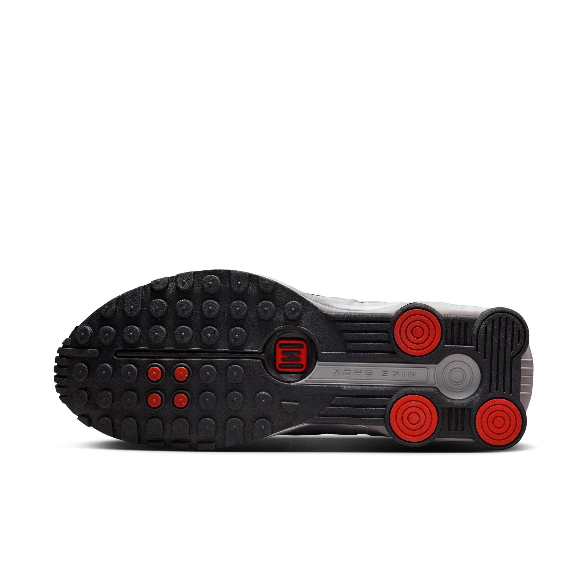 Nike Shox R4 "Metallic Silver/Black" Men's Shoe - SILVER/BLACK Thumbnail View 9