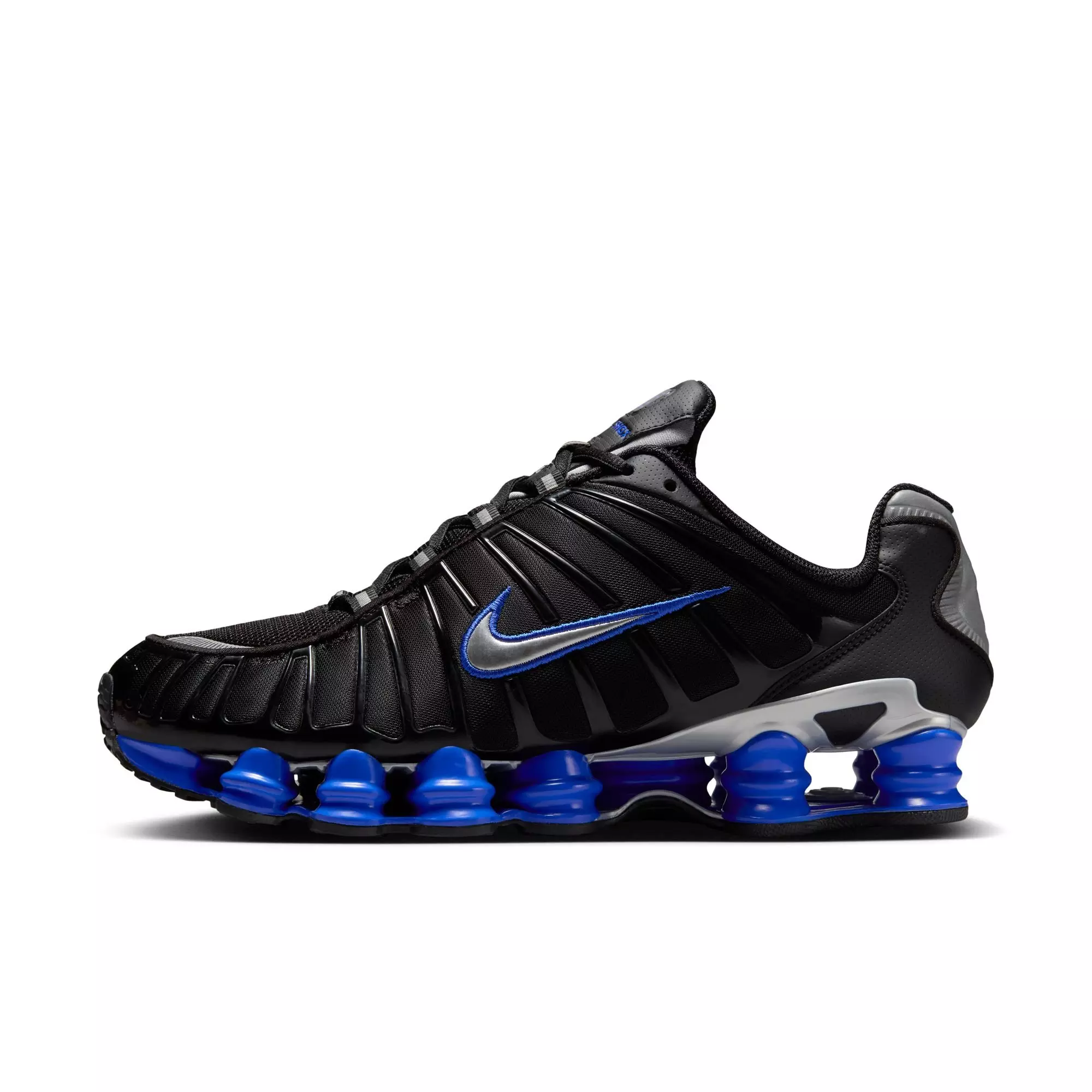 Nike Shox TL "Black/Metallic Silver/Racer Blue" Men's Shoe - BLACK/BLUE