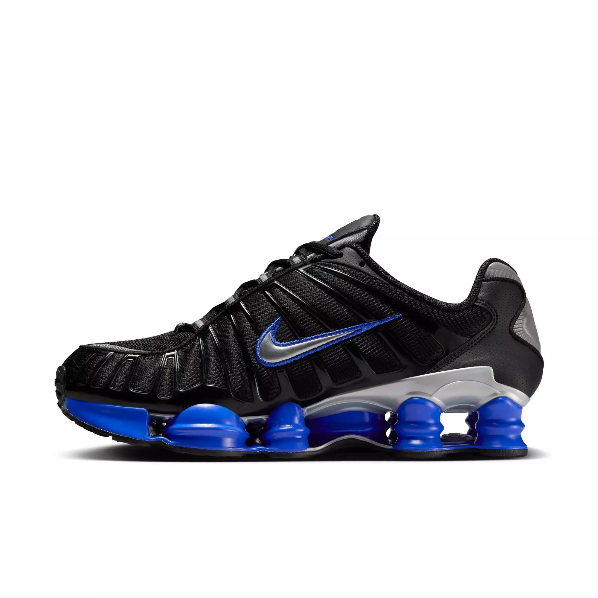 Nike Shox TL "Black/Metallic Silver/Racer Blue" Men's Shoe - BLACK/BLUE