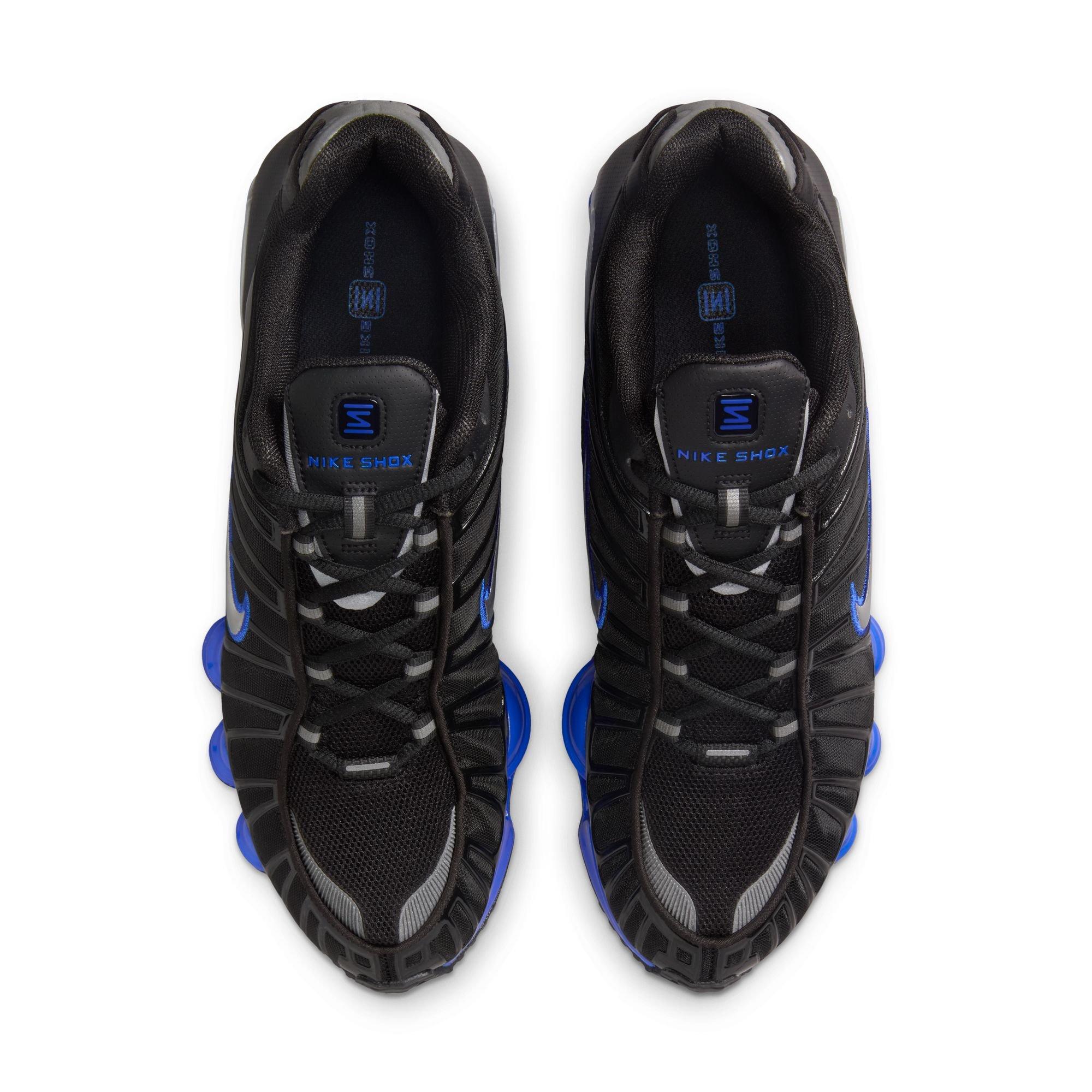 Nike Shox TL "Black/Metallic Silver/Racer Blue" Men's Shoe - BLACK/BLUE Thumbnail View 6