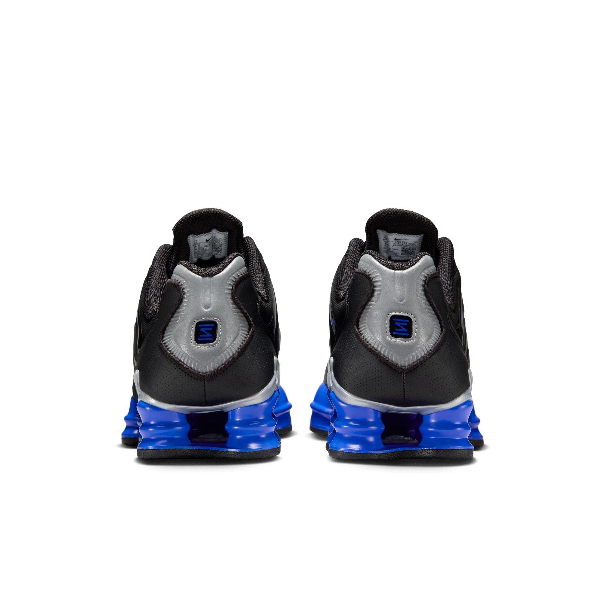 Nike Shox TL "Black/Metallic Silver/Racer Blue" Men's Shoe - BLACK/BLUE Thumbnail View 7