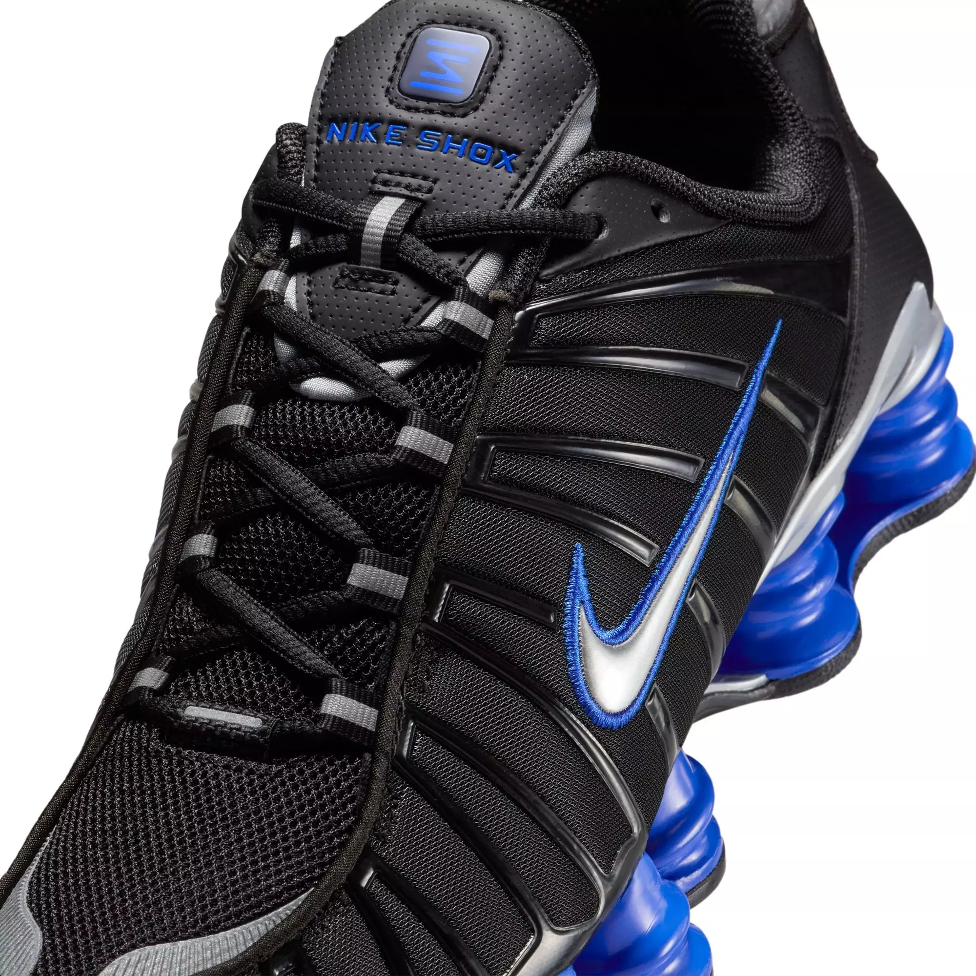 Nike Shox TL "Black/Metallic Silver/Racer Blue" Men's Shoe - BLACK/BLUE