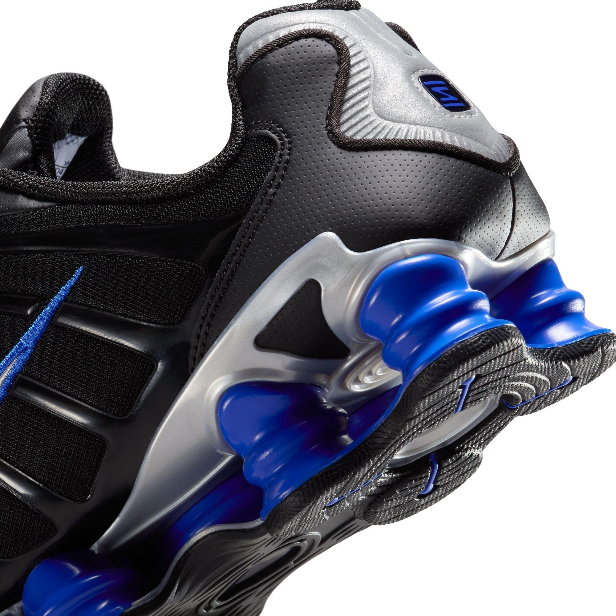 Nike Shox TL "Black/Metallic Silver/Racer Blue" Men's Shoe - BLACK/BLUE Thumbnail View 10