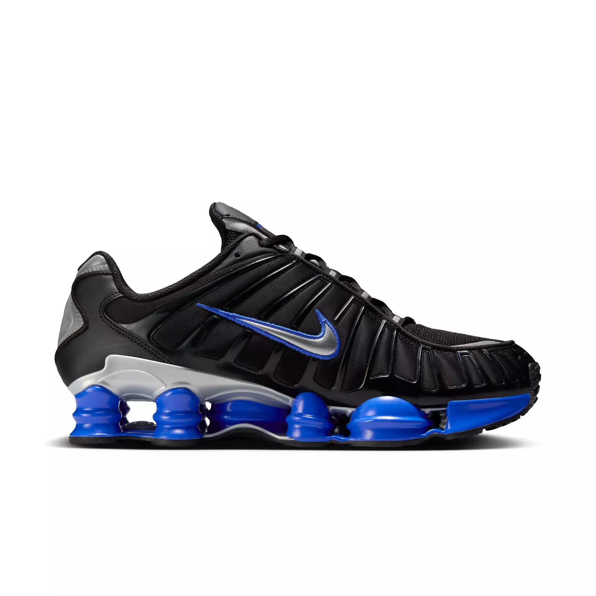 Nike Shox TL "Black/Metallic Silver/Racer Blue" Men's Shoe - BLACK/BLUE