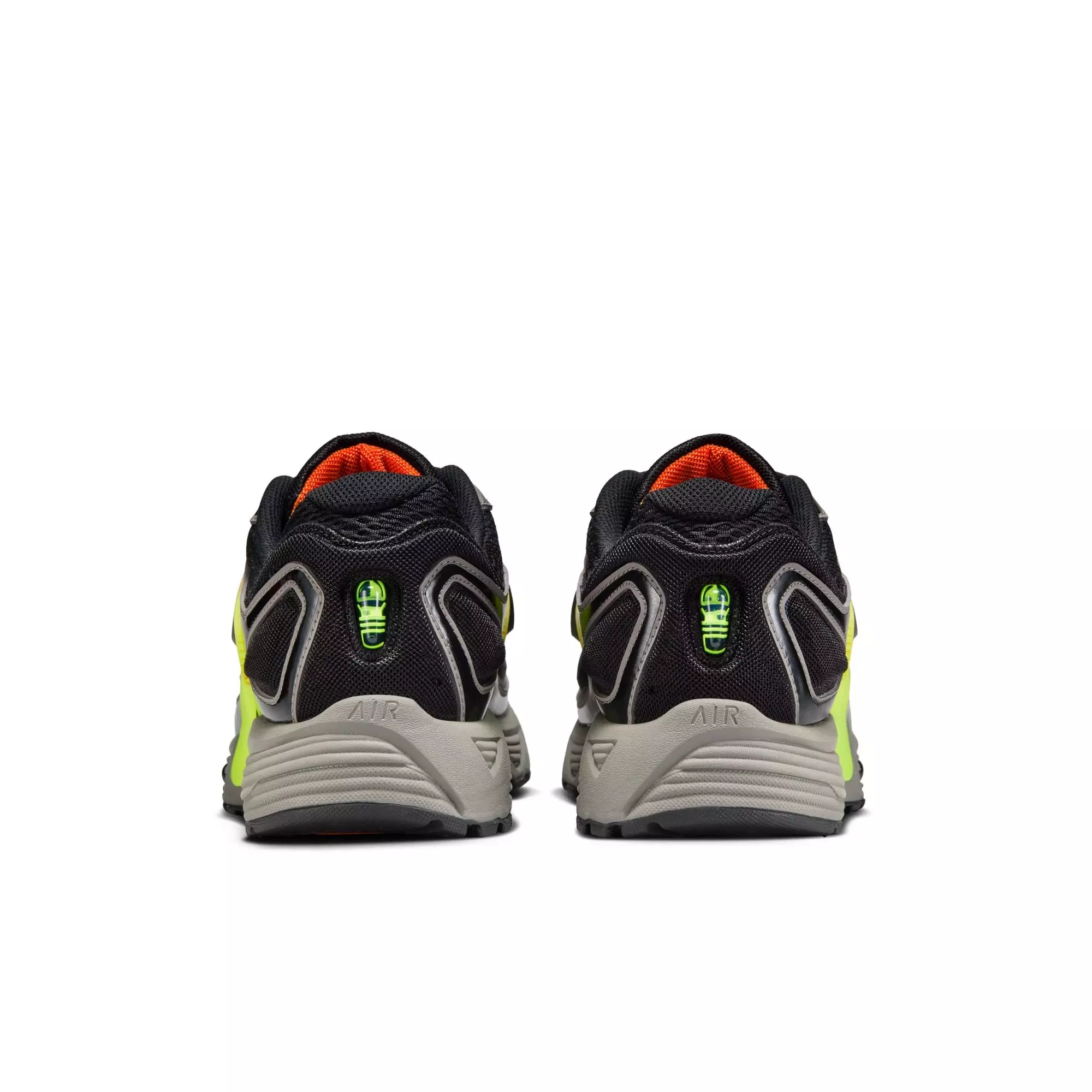 Nike Air Pegasus Wave "Flat Pewter" Men's Shoe - BLACK-FLAT PEWTER/SAFETY ORANGE