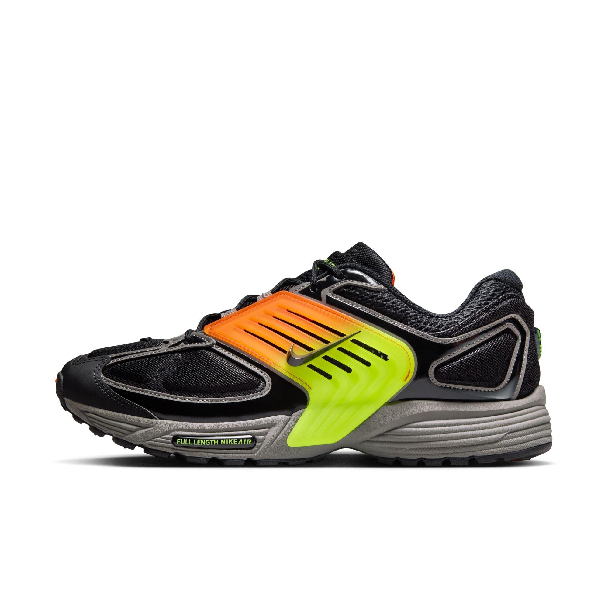 Nike Air Pegasus Wave "Flat Pewter" Men's Shoe - BLACK-FLAT PEWTER/SAFETY ORANGE Thumbnail View 7