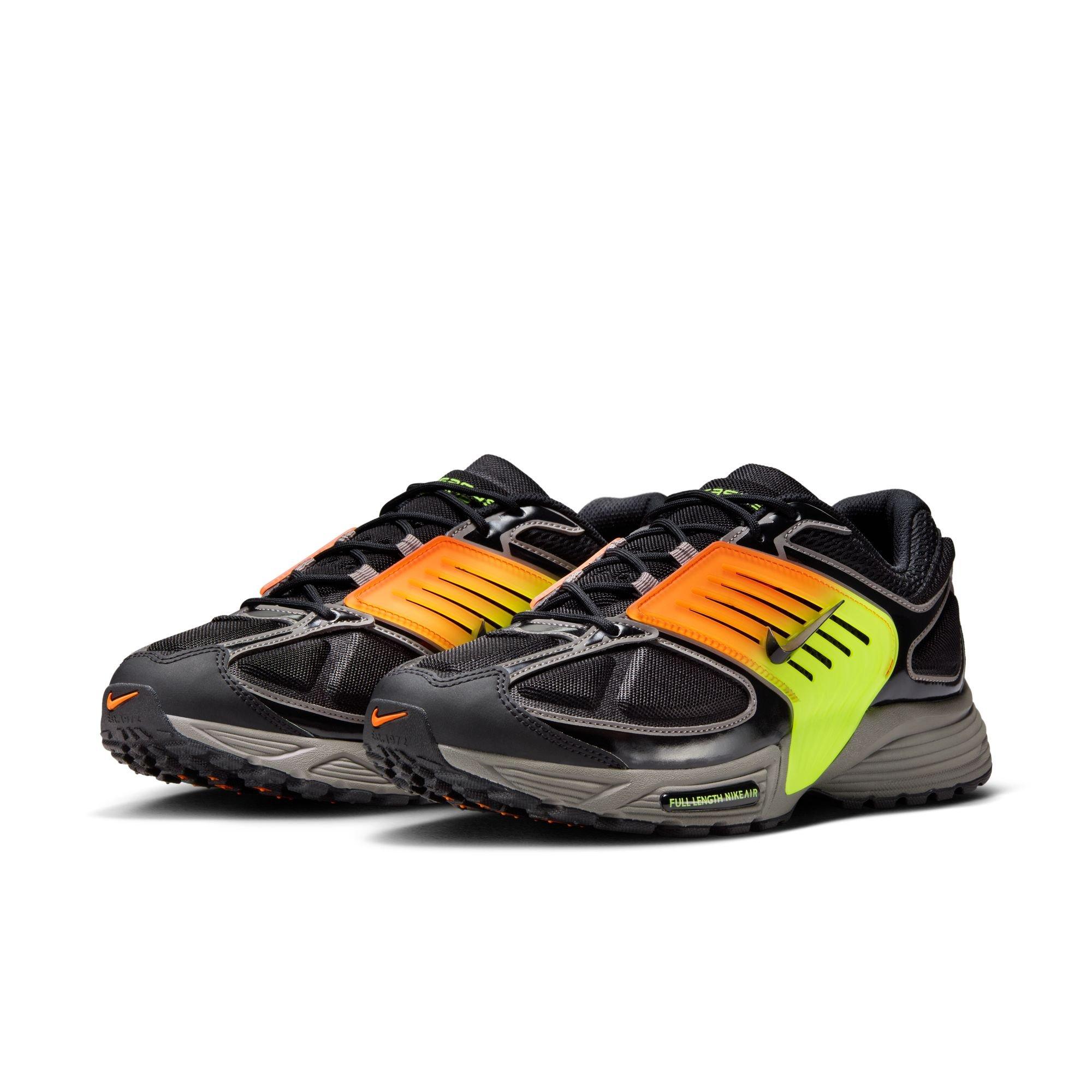 Nike Air Pegasus Wave "Flat Pewter" Men's Shoe - BLACK-FLAT PEWTER/SAFETY ORANGE Thumbnail View 3
