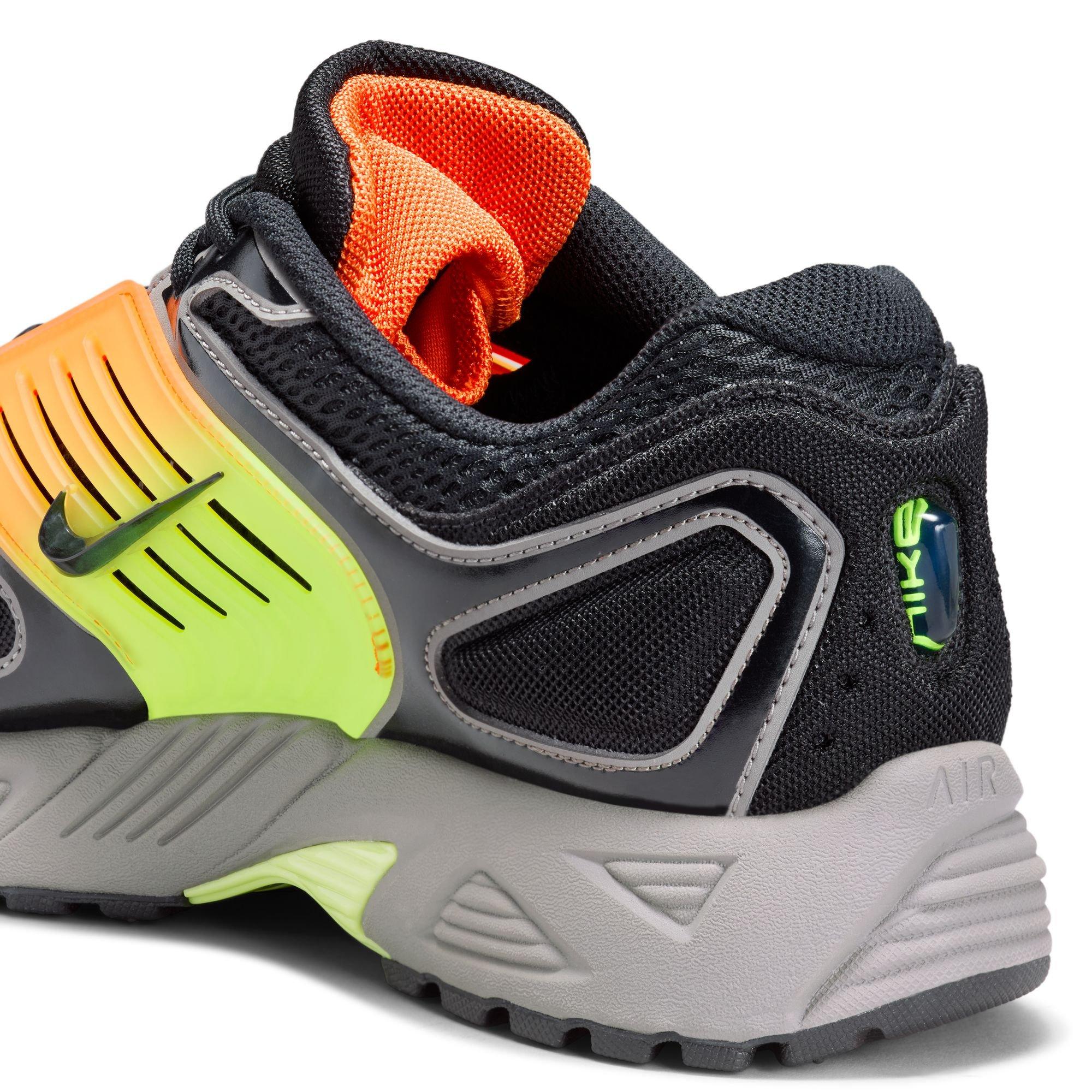 Nike Air Pegasus Wave "Flat Pewter" Men's Shoe - BLACK-FLAT PEWTER/SAFETY ORANGE Thumbnail View 6