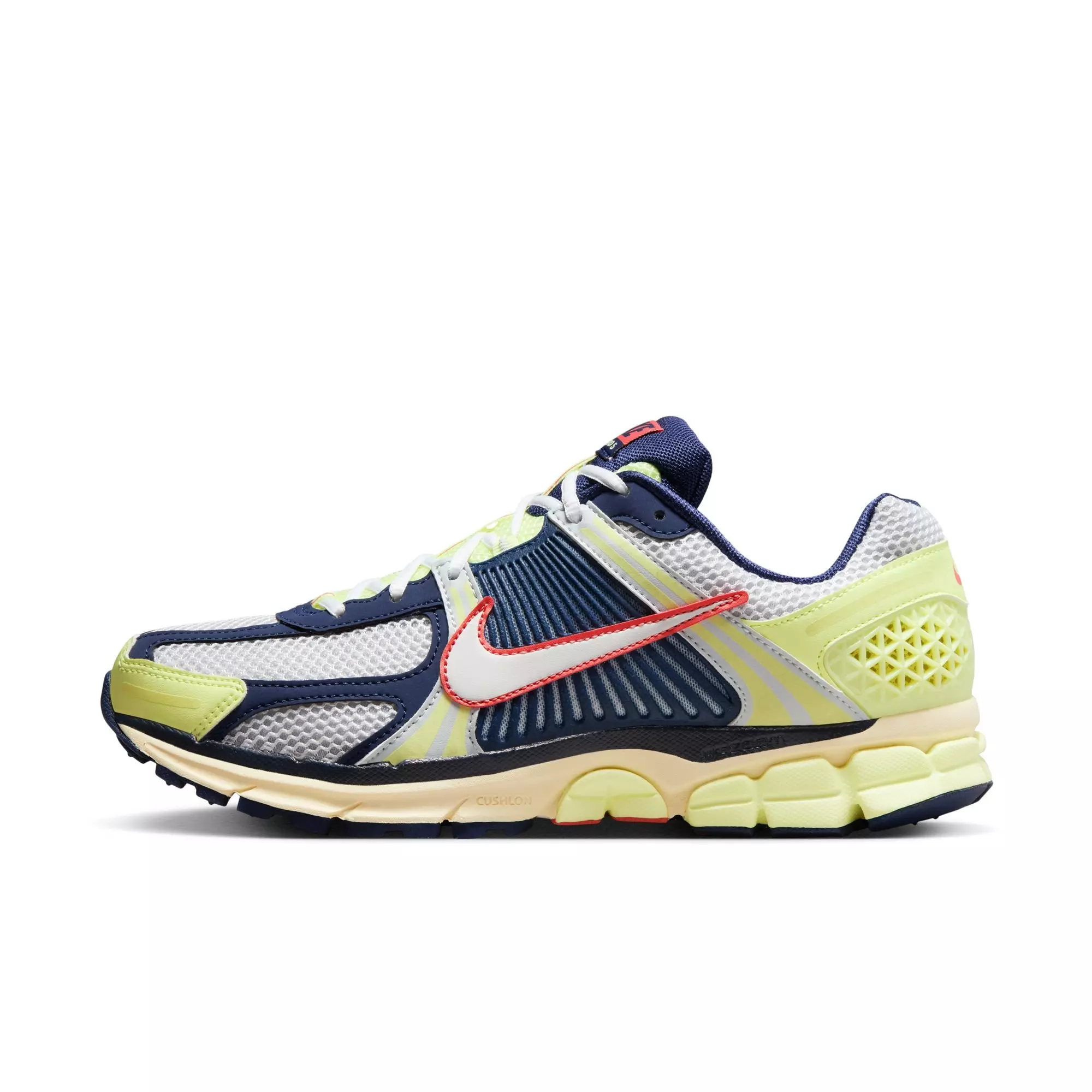 Nike Zoom Vomero 5 "Barely Volt/White/Midnight Navy" Men's Shoe - NAVY/WHITE
