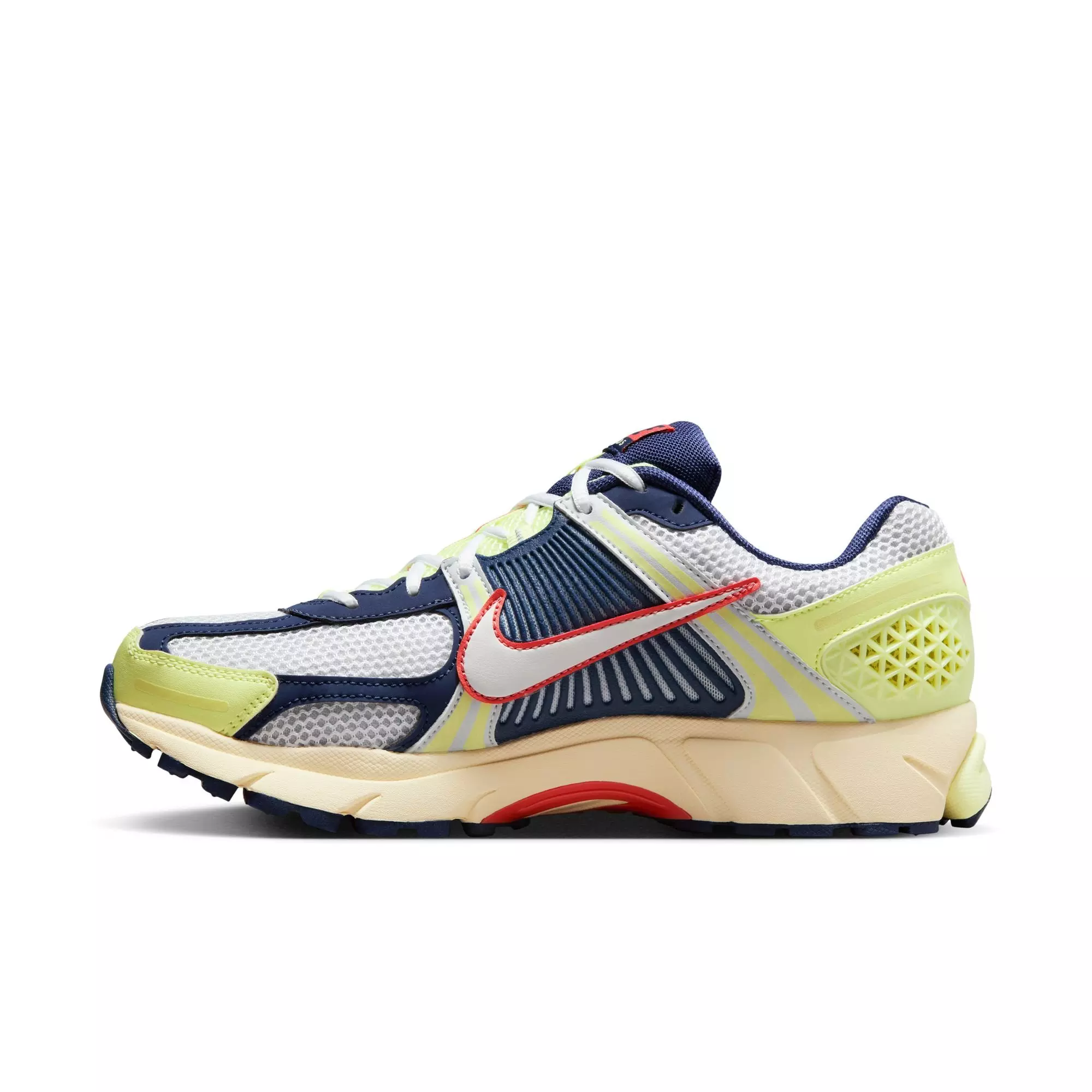 Nike Zoom Vomero 5 "Barely Volt/White/Midnight Navy" Men's Shoe - NAVY/WHITE