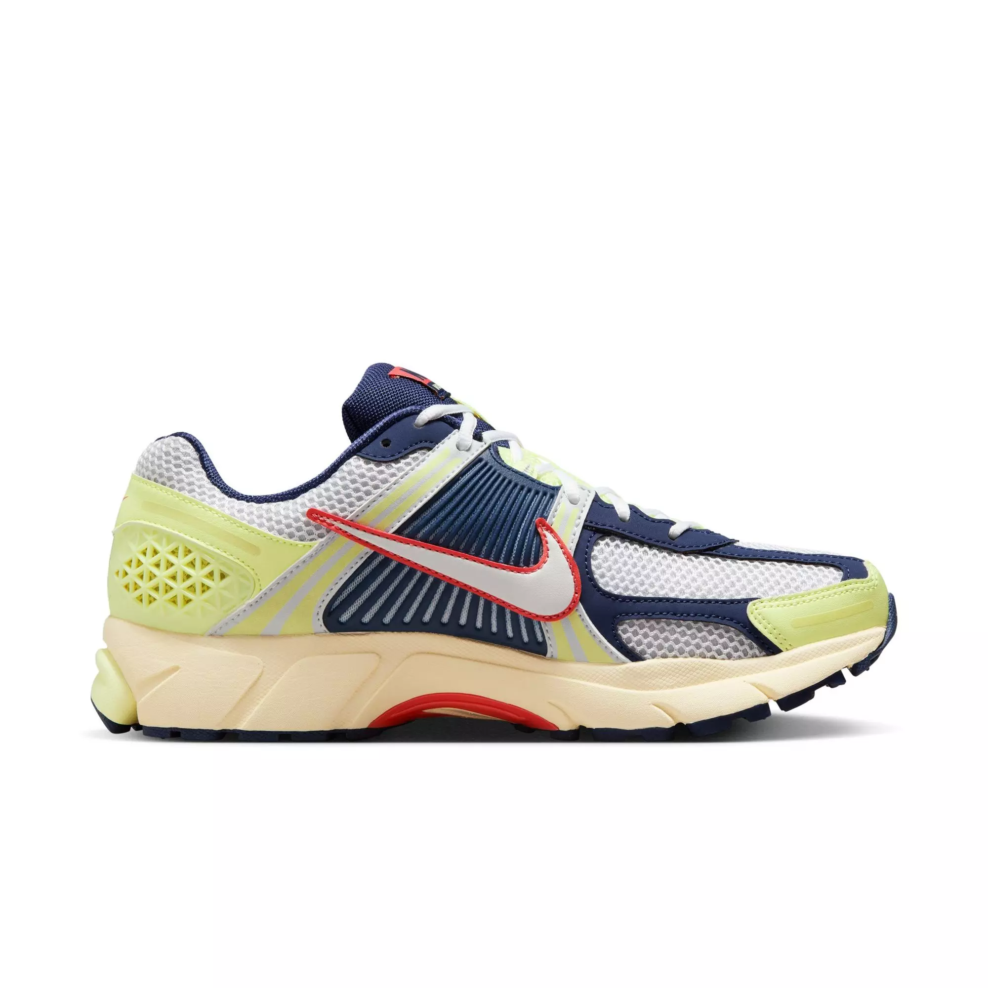 Nike Zoom Vomero 5 "Barely Volt/White/Midnight Navy" Men's Shoe - NAVY/WHITE