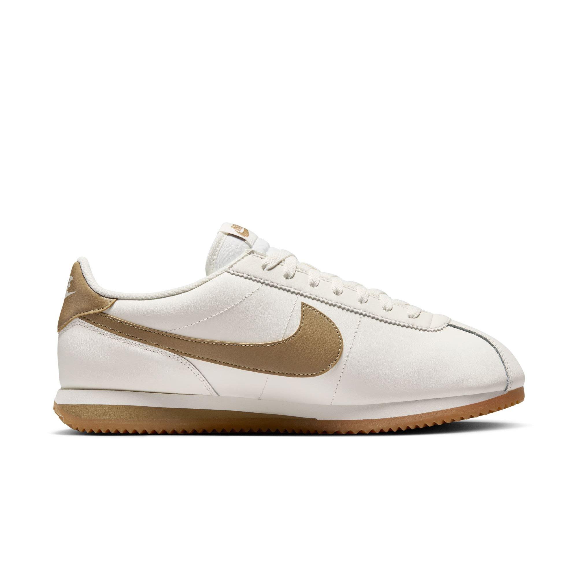 Nike Cortez Leather "Sail/Parachute Beige/Gum Yellow" Men's Shoe - OFF-WHITE/KHAKI Thumbnail View 2