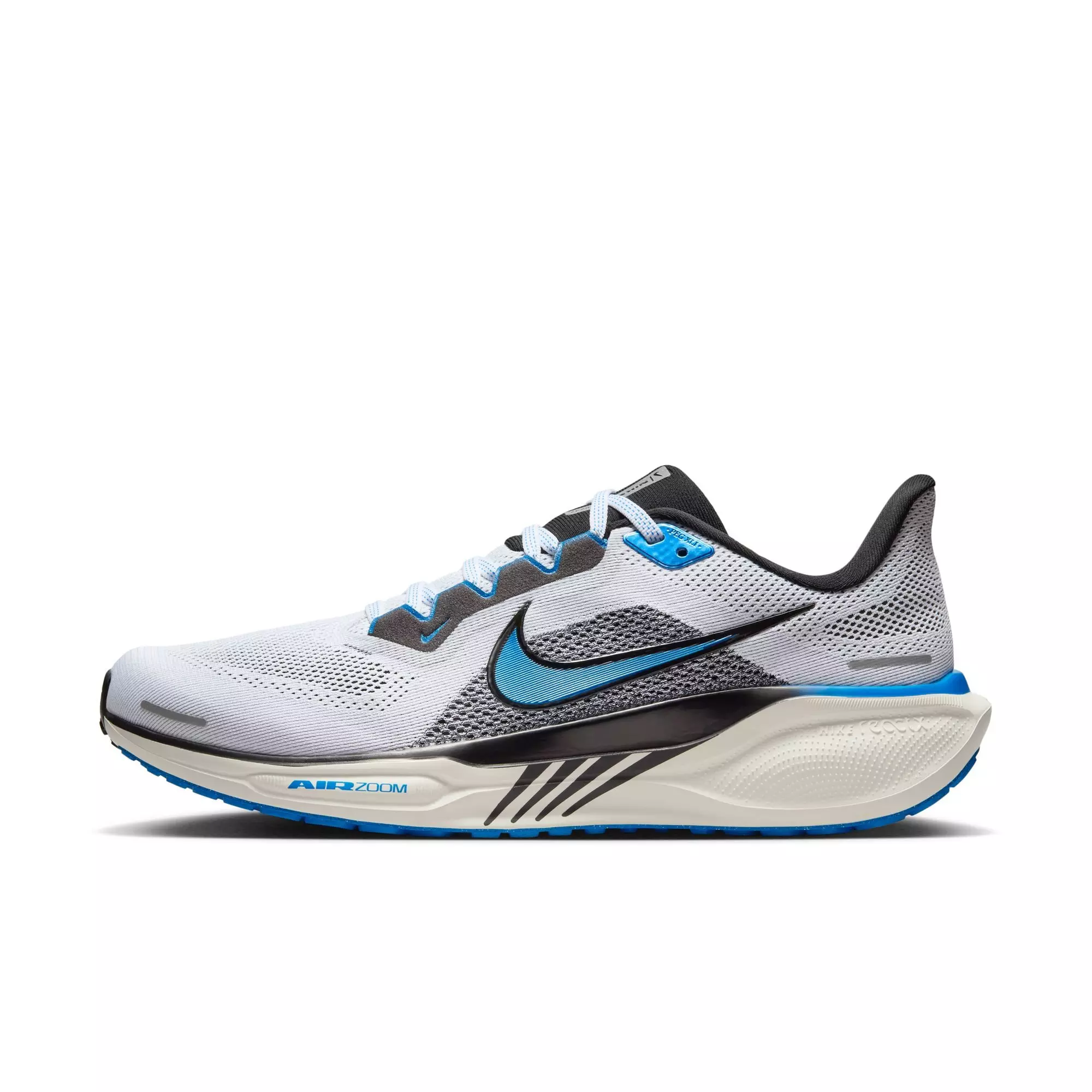 Nike Pegasus 41 "White/Photo Blue/Black/Sail" Men's Road Running Shoe - WHITE/BLACK/BLUE