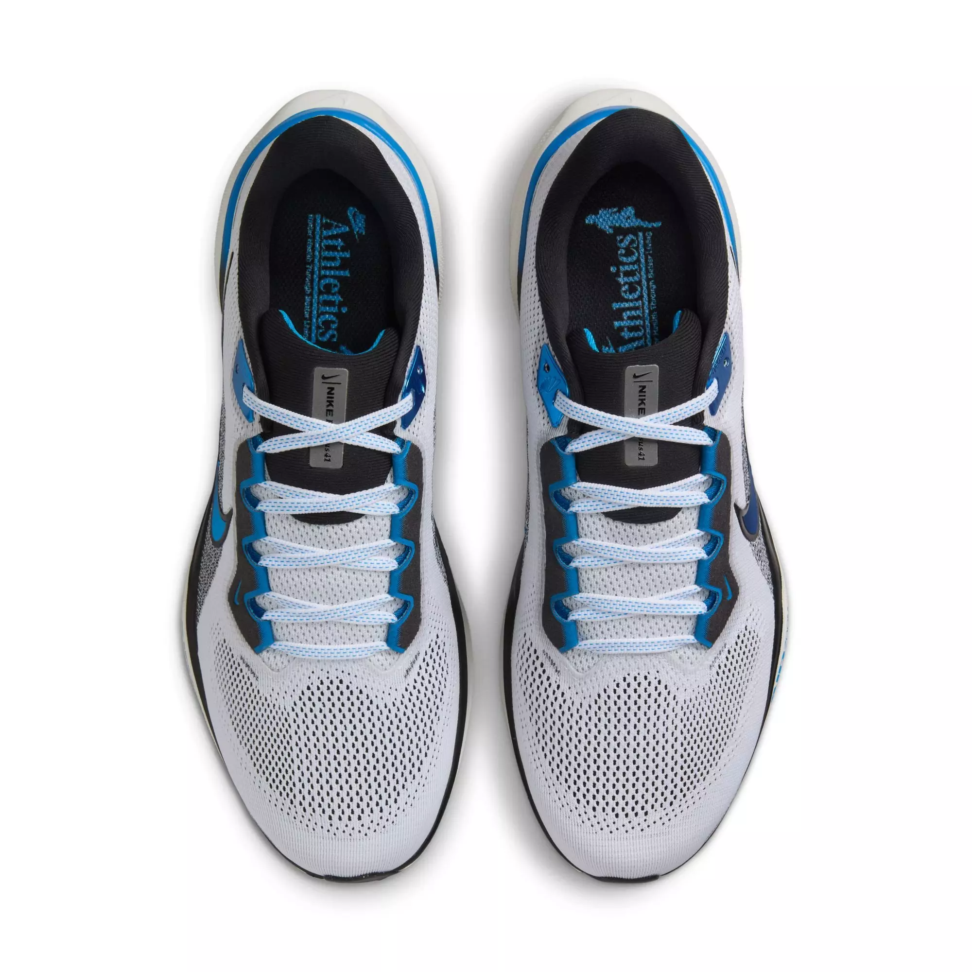 Nike Pegasus 41 "White/Photo Blue/Black/Sail" Men's Road Running Shoe - WHITE/BLACK/BLUE