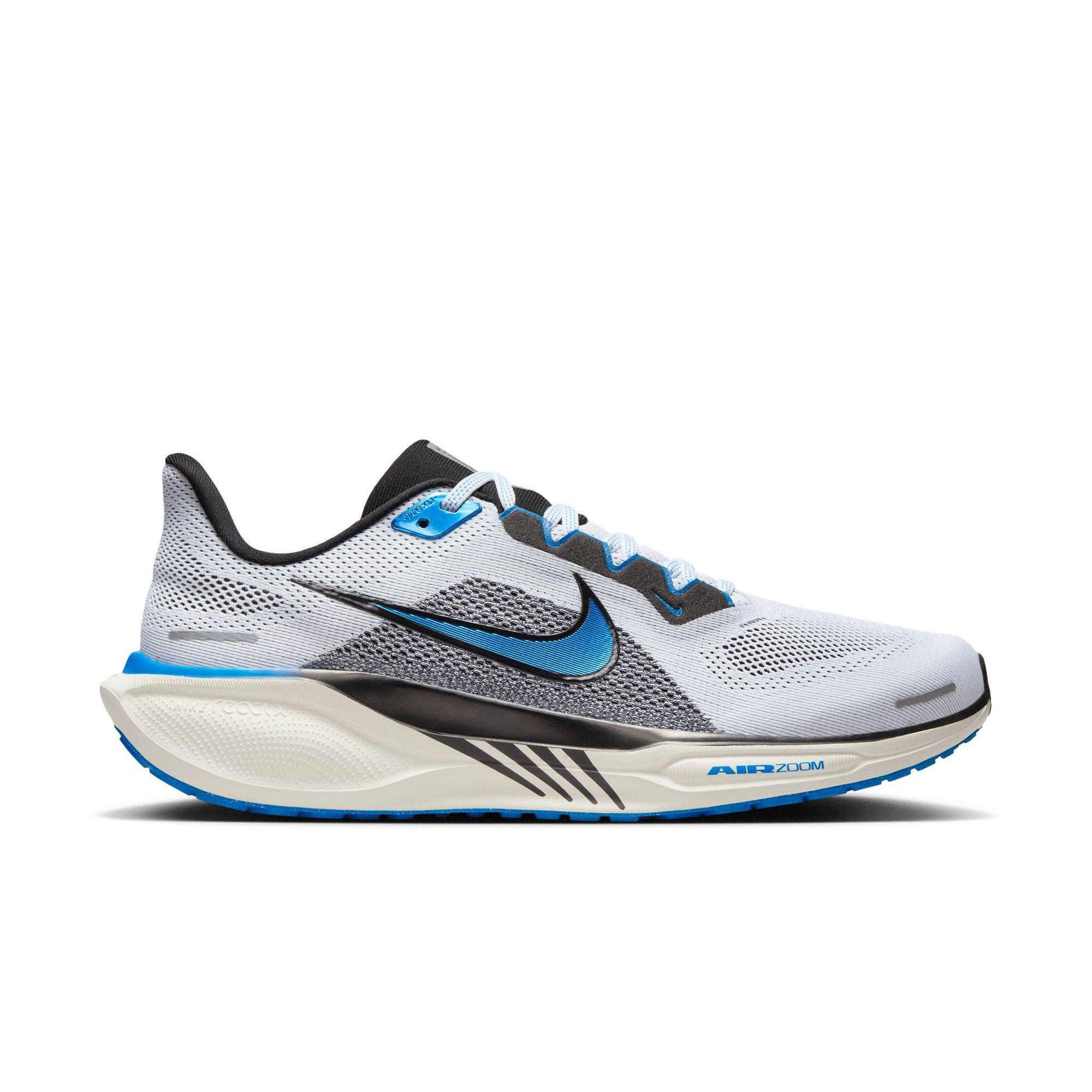 Nike Pegasus 41 "White/Photo Blue/Black/Sail" Men's Road Running Shoe - WHITE/BLACK/BLUE Thumbnail View 1
