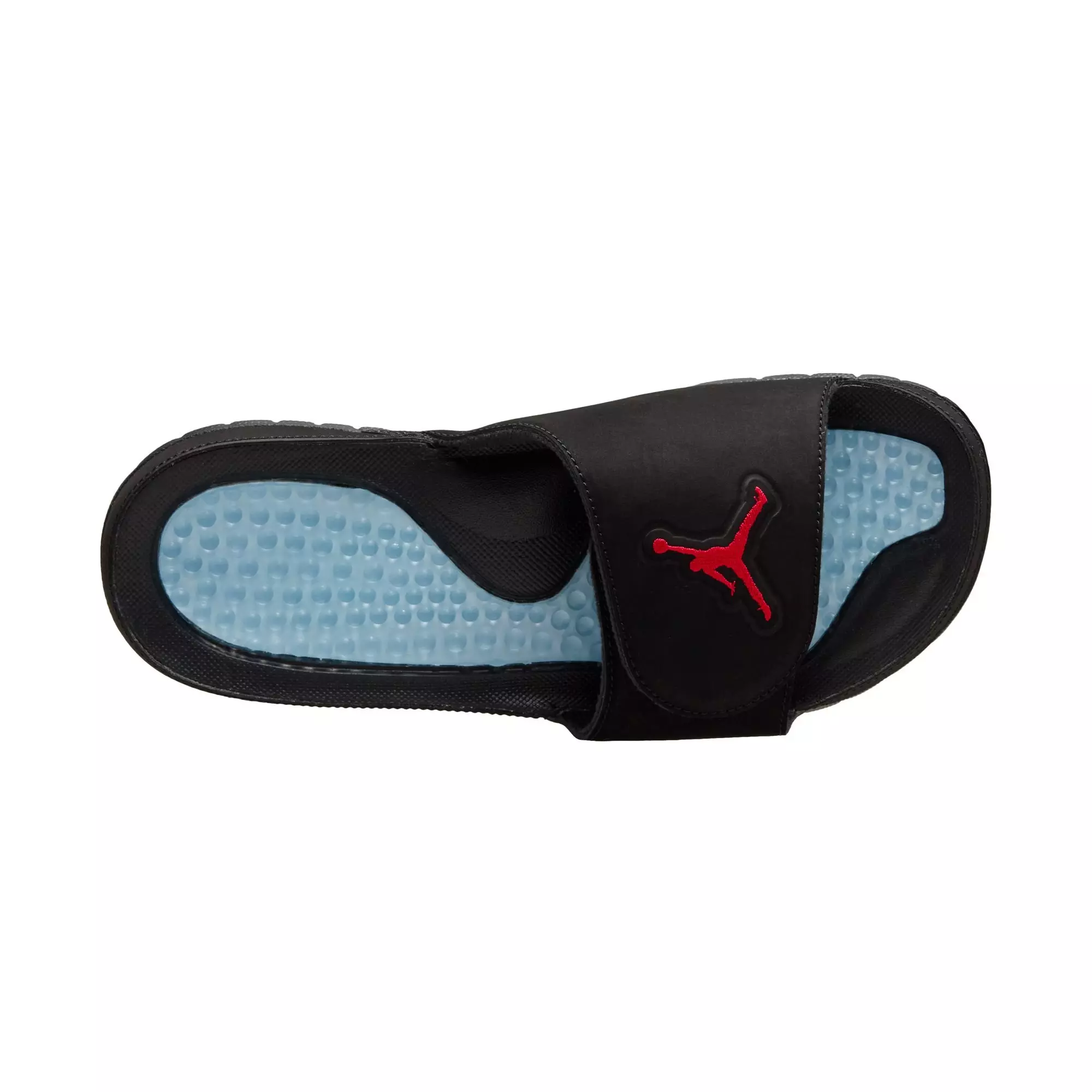 Jordan Hydro V Retro "Black/Fire Red/Silver" Men's Slide - BLACK/SILVER