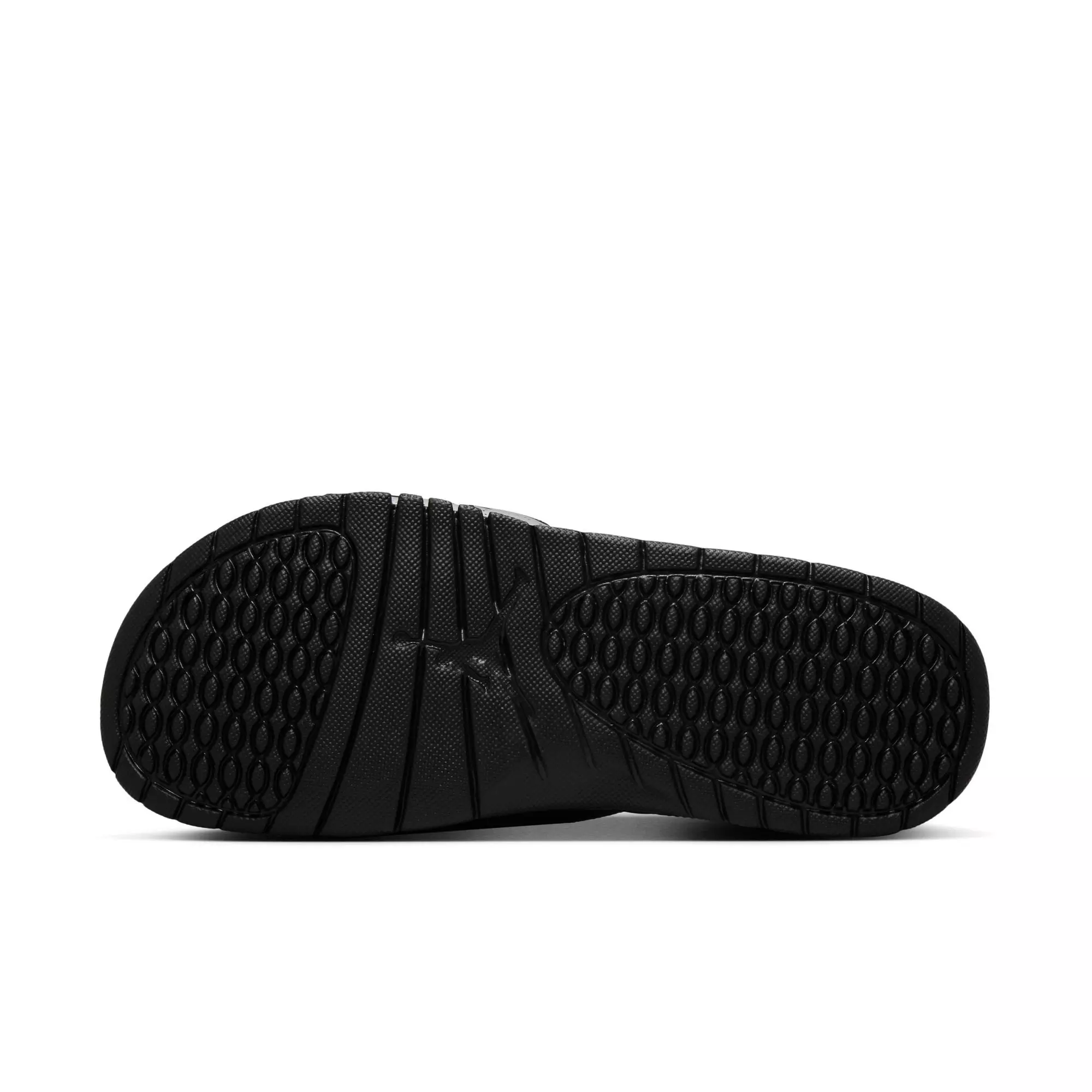 Jordan Hydro V Retro "Black/Fire Red/Silver" Men's Slide - BLACK/SILVER