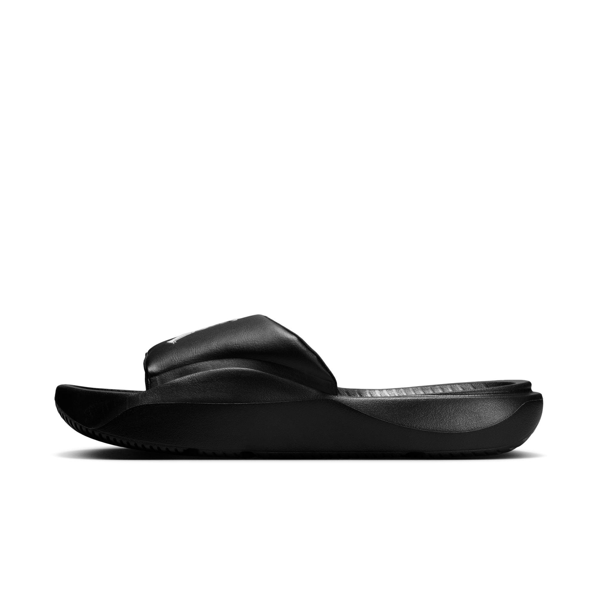 Jordan Black Perforated Slides Jordan Franchise  main image 4