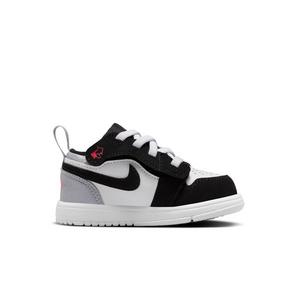 Jordan 1 Low Alt SE "White/Fire Red/Black/Matte Silver" Toddler Boys' Shoe