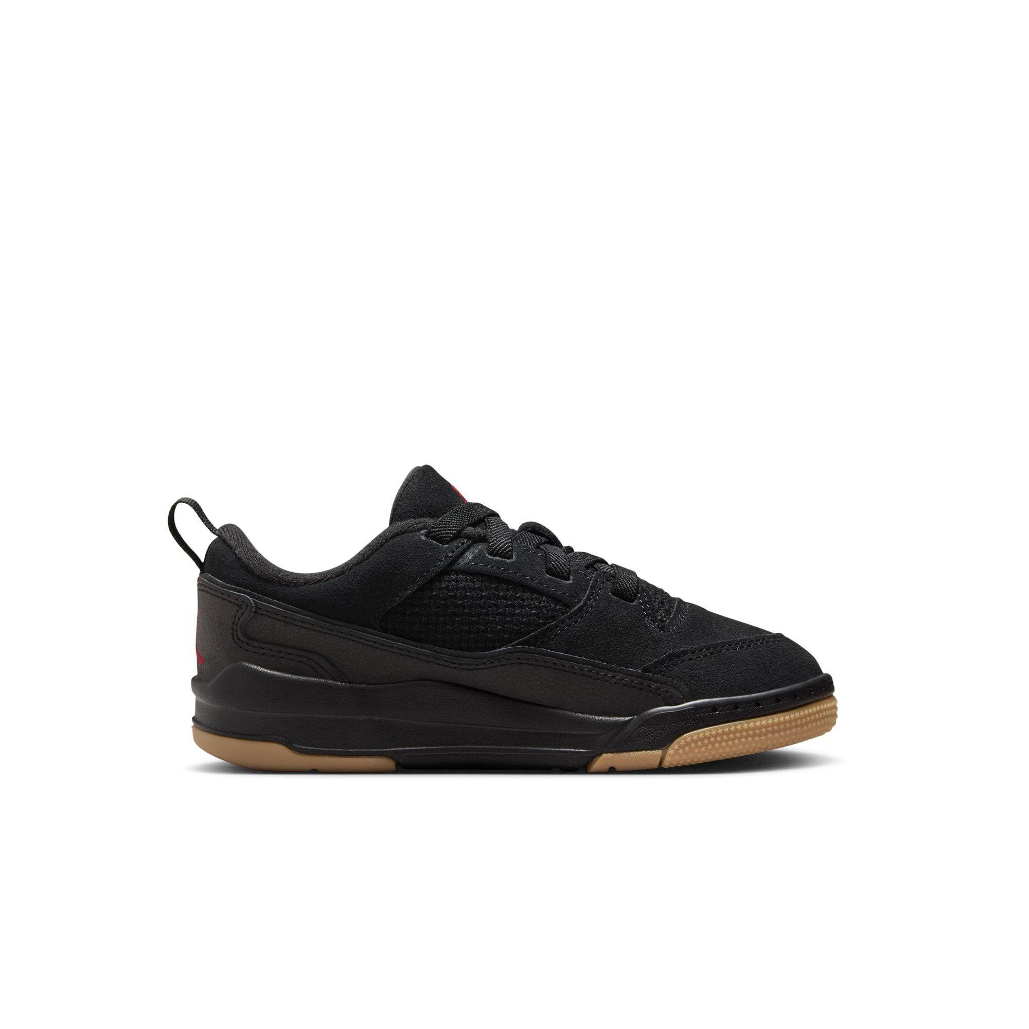 Jordan Flight Court Preschool Boys'"Black/Varsity Red/Gum Med Brown" Shoe