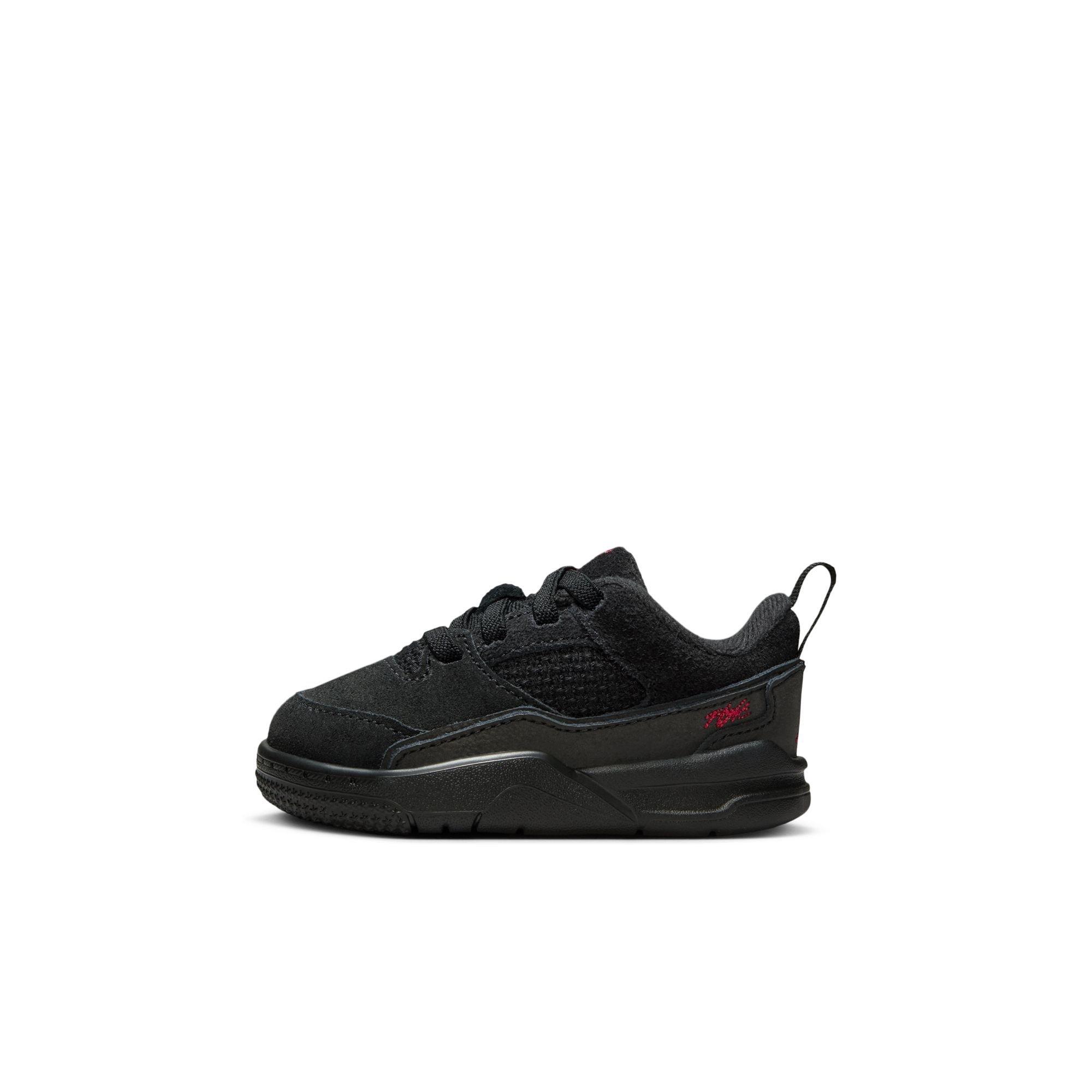 Jordan Flight Court Toddler Boys' "Black/Varsity Red/Gum Med Brown" Shoe