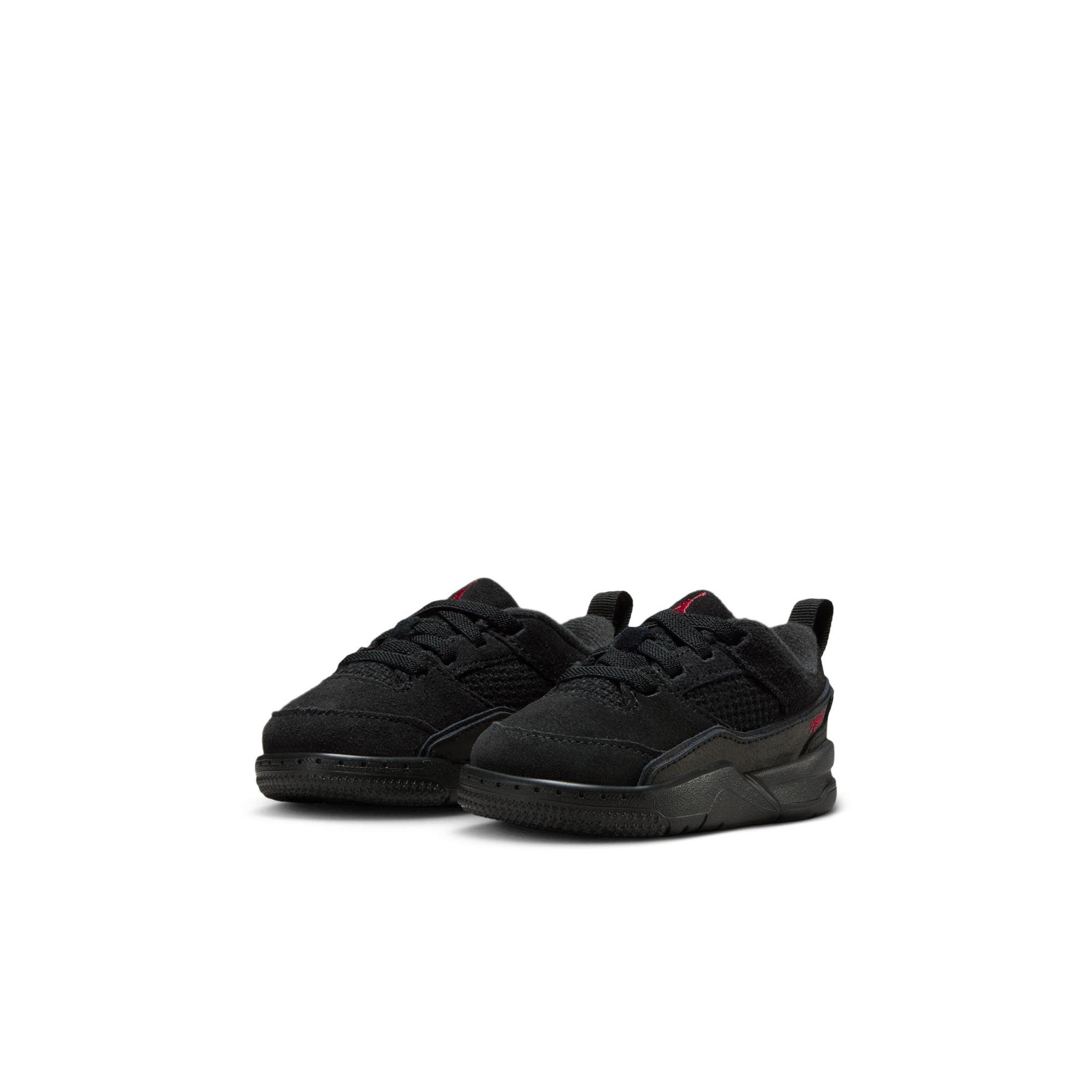Jordan Flight Court Toddler Boys' "Black/Varsity Red/Gum Med Brown" Shoe