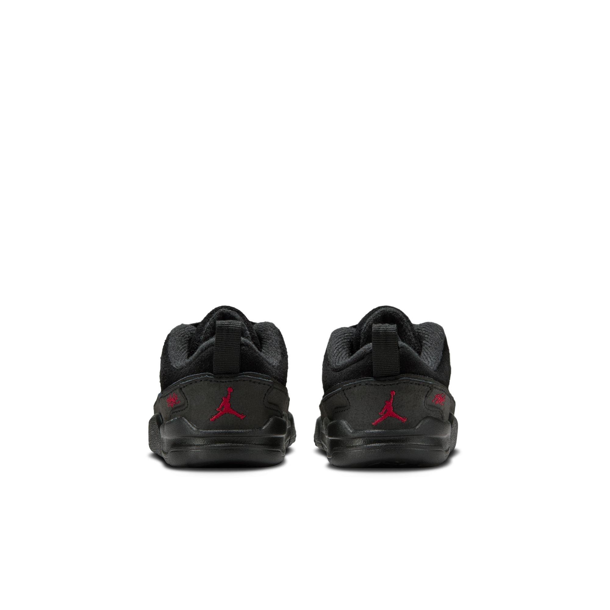 Jordan Flight Court Toddler Boys' "Black/Varsity Red/Gum Med Brown" Shoe