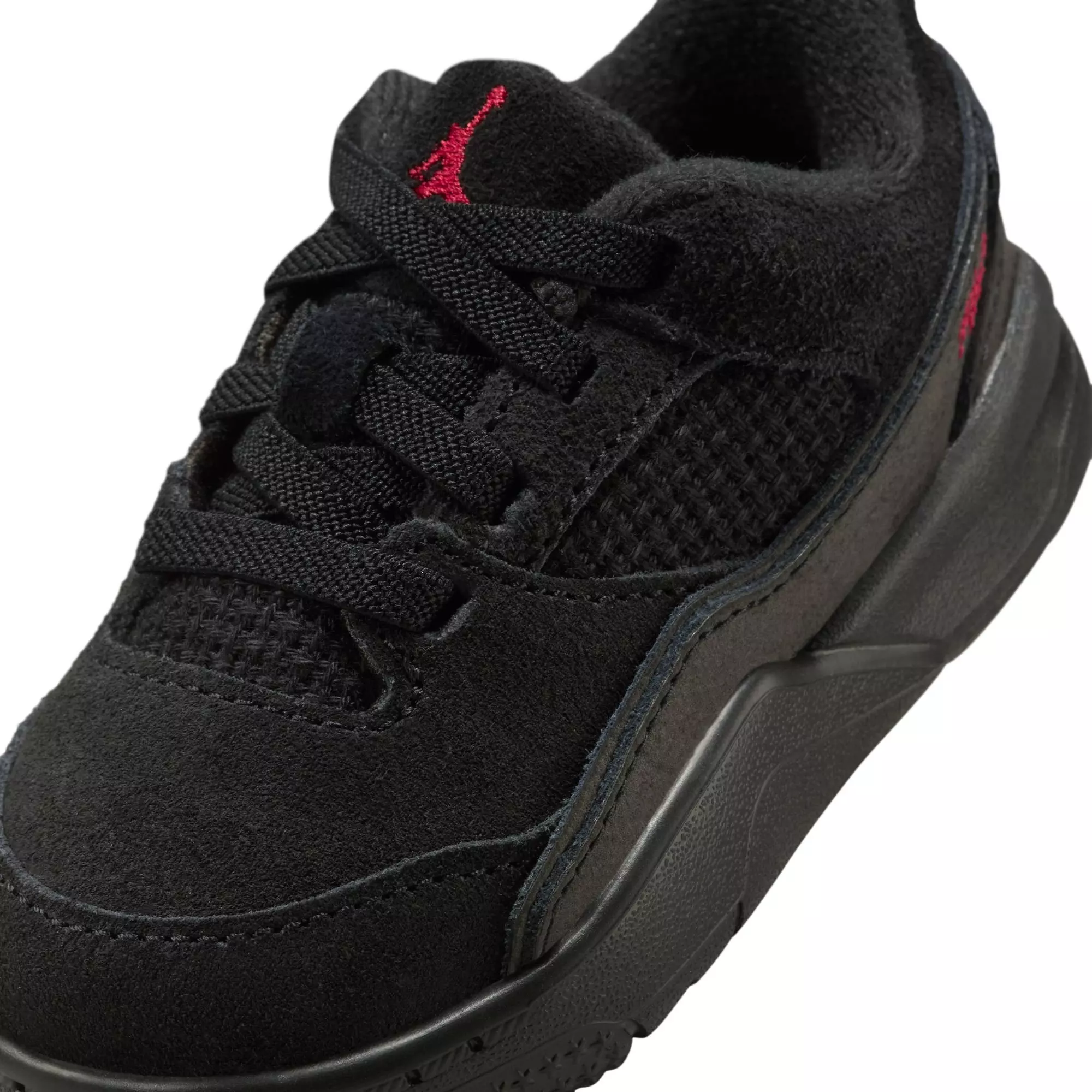 Jordan Flight Court "Black/Varsity Red/Gum Med Brown" Toddler Boys' Shoe - BLACK/GUM
