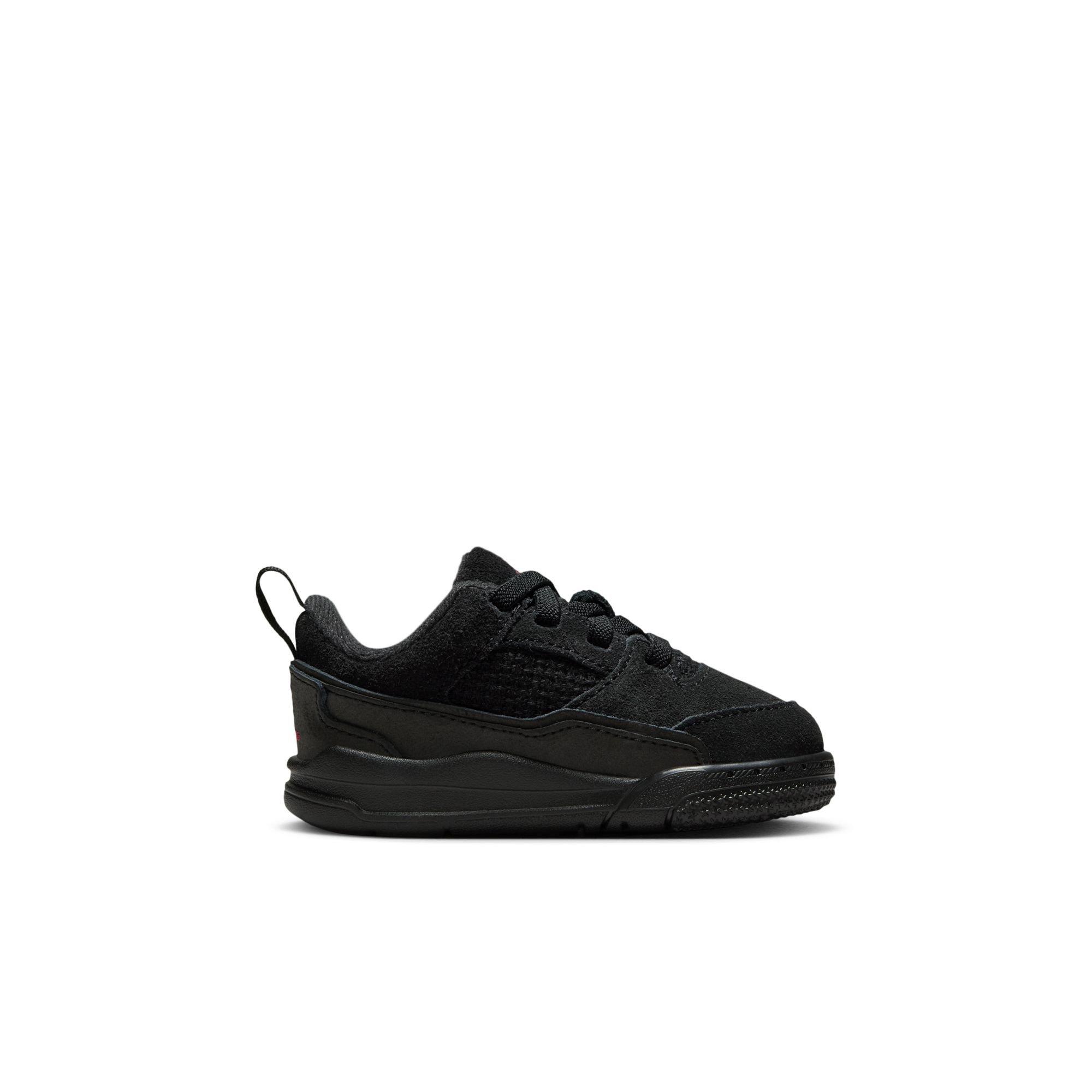 Jordan Flight Court Toddler Boys' "Black/Varsity Red/Gum Med Brown" Shoe