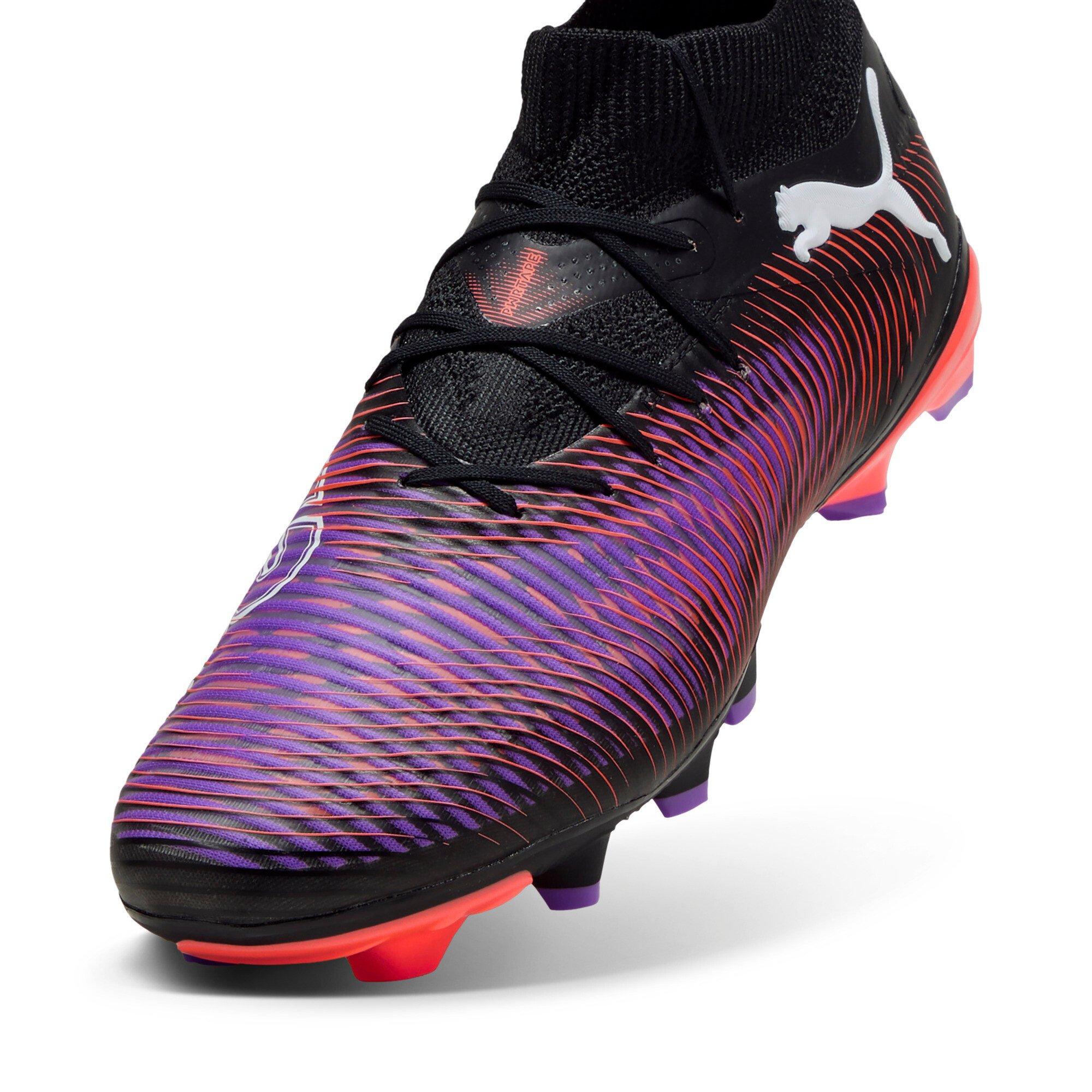 Puma サッカーシューズ ブラック/パープル/オレンジPUMAメンズサッカー PUMA Future 8 Pro Unlimited Men's Soccer Cleat | Hibbett