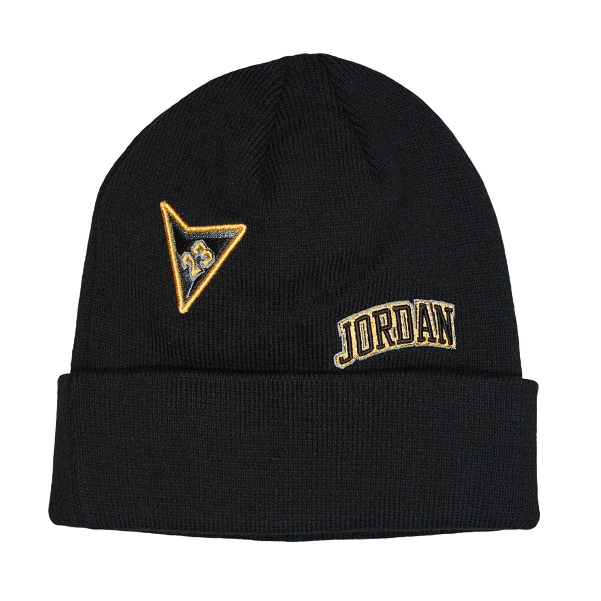 Jordan See Me Shine Black/Gold Beanie