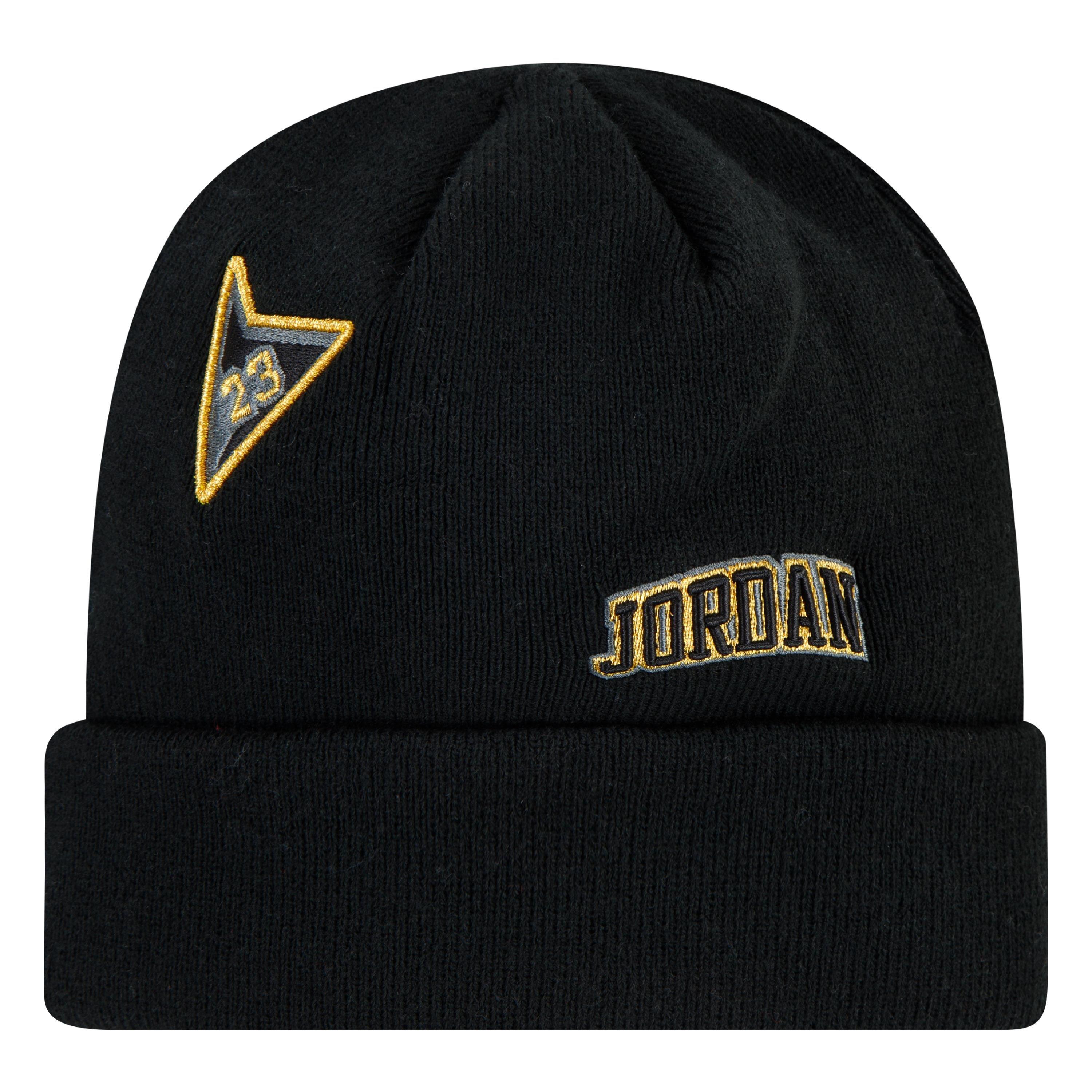 Jordan See Me Shine Black/Gold Beanie