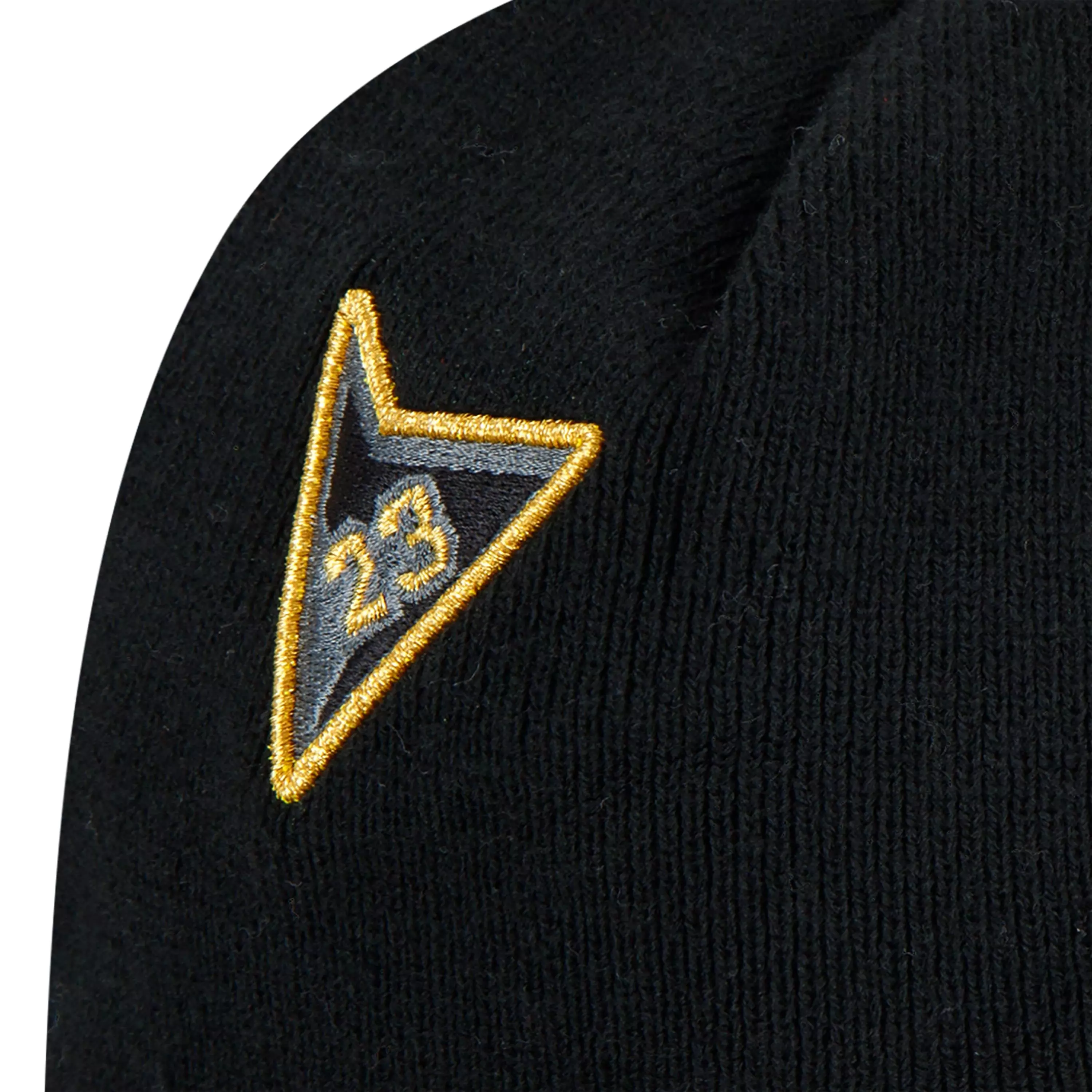 Jordan See Me Shine Beanie - Black/Gold - BLACK/GOLD