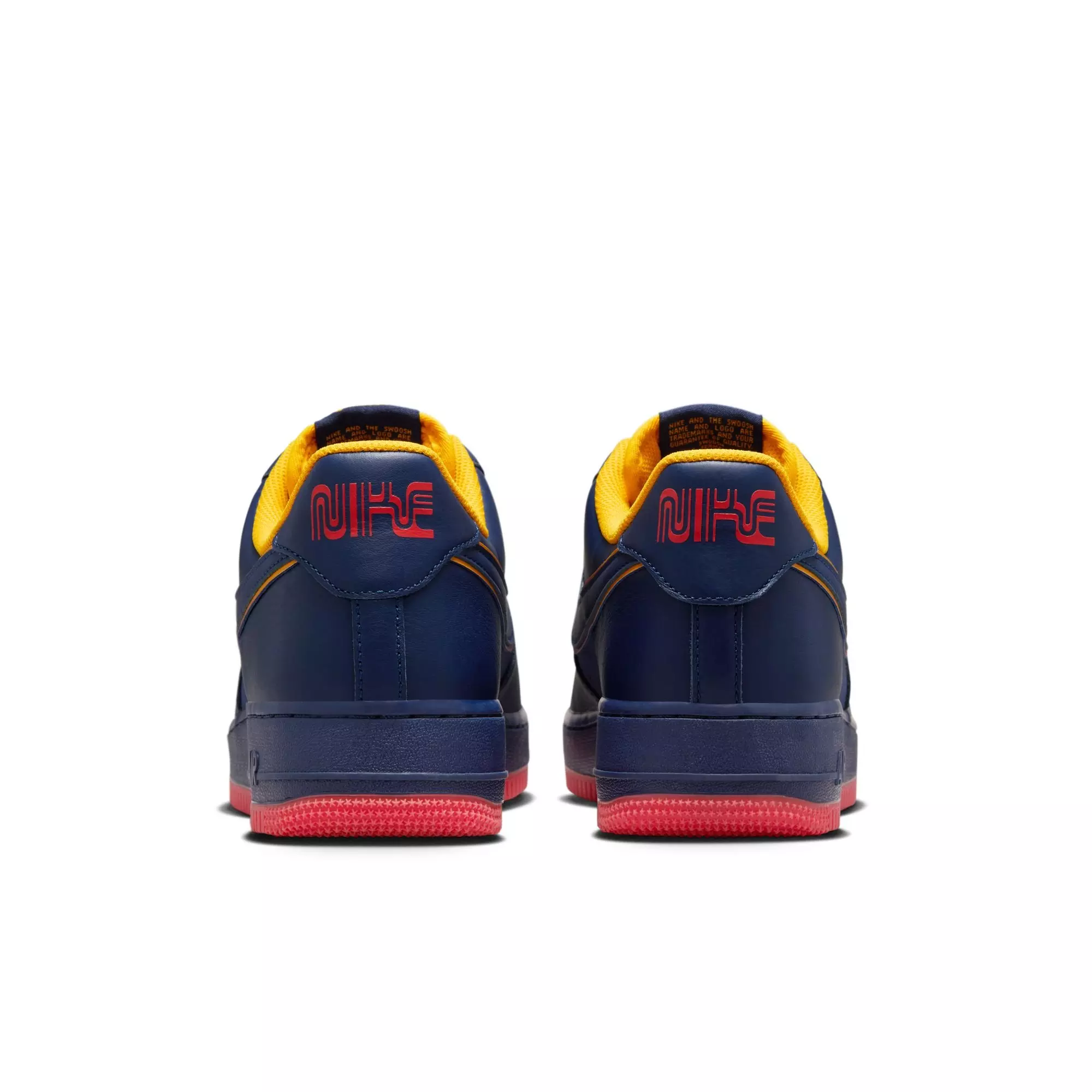Nike Air Force 1 '07 LV8 "Retro Pack" Men's Shoe - MIDNIGHT NAVY/CRIMSON
