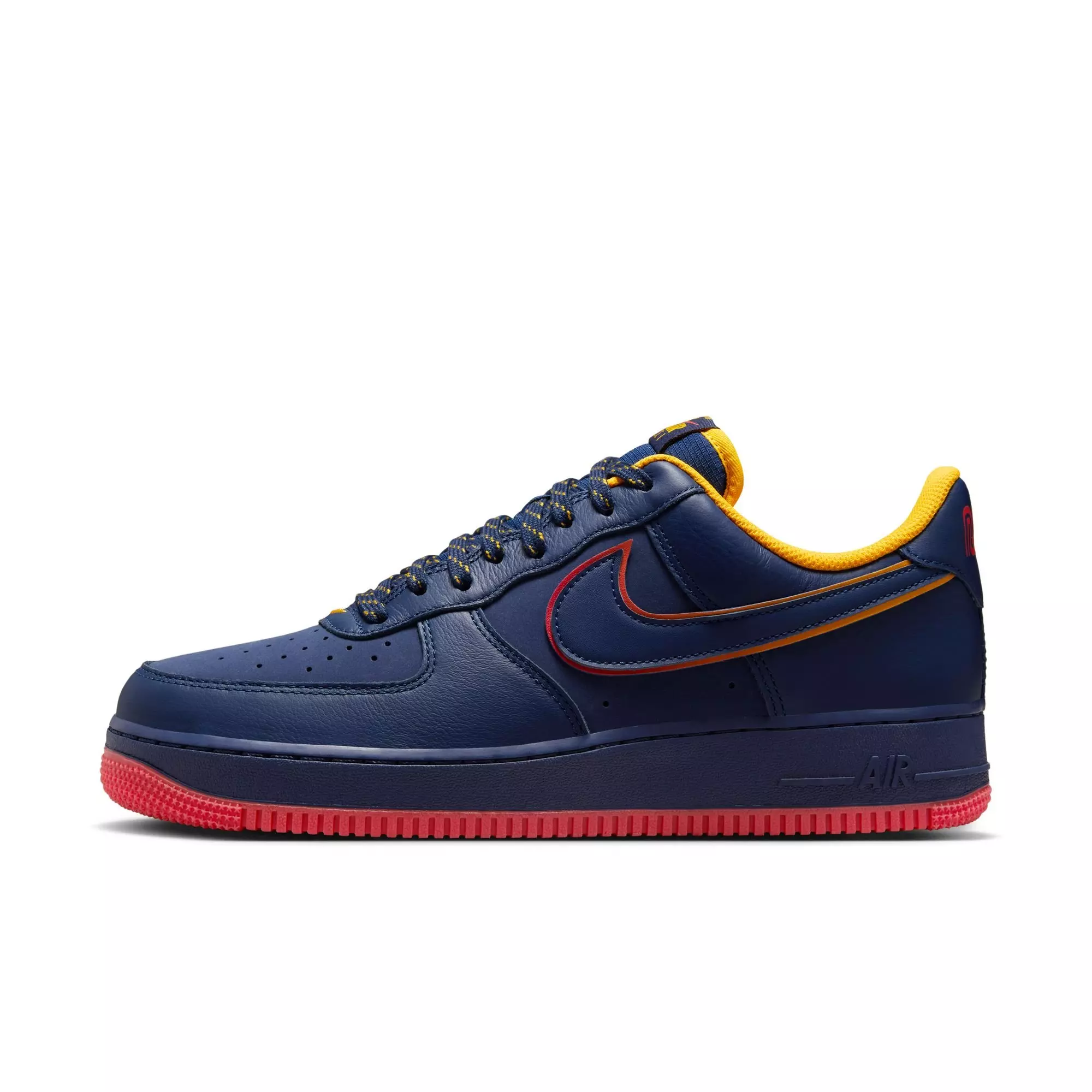 Nike Air Force 1 '07 LV8 "Retro Pack" Men's Shoe - MIDNIGHT NAVY/CRIMSON