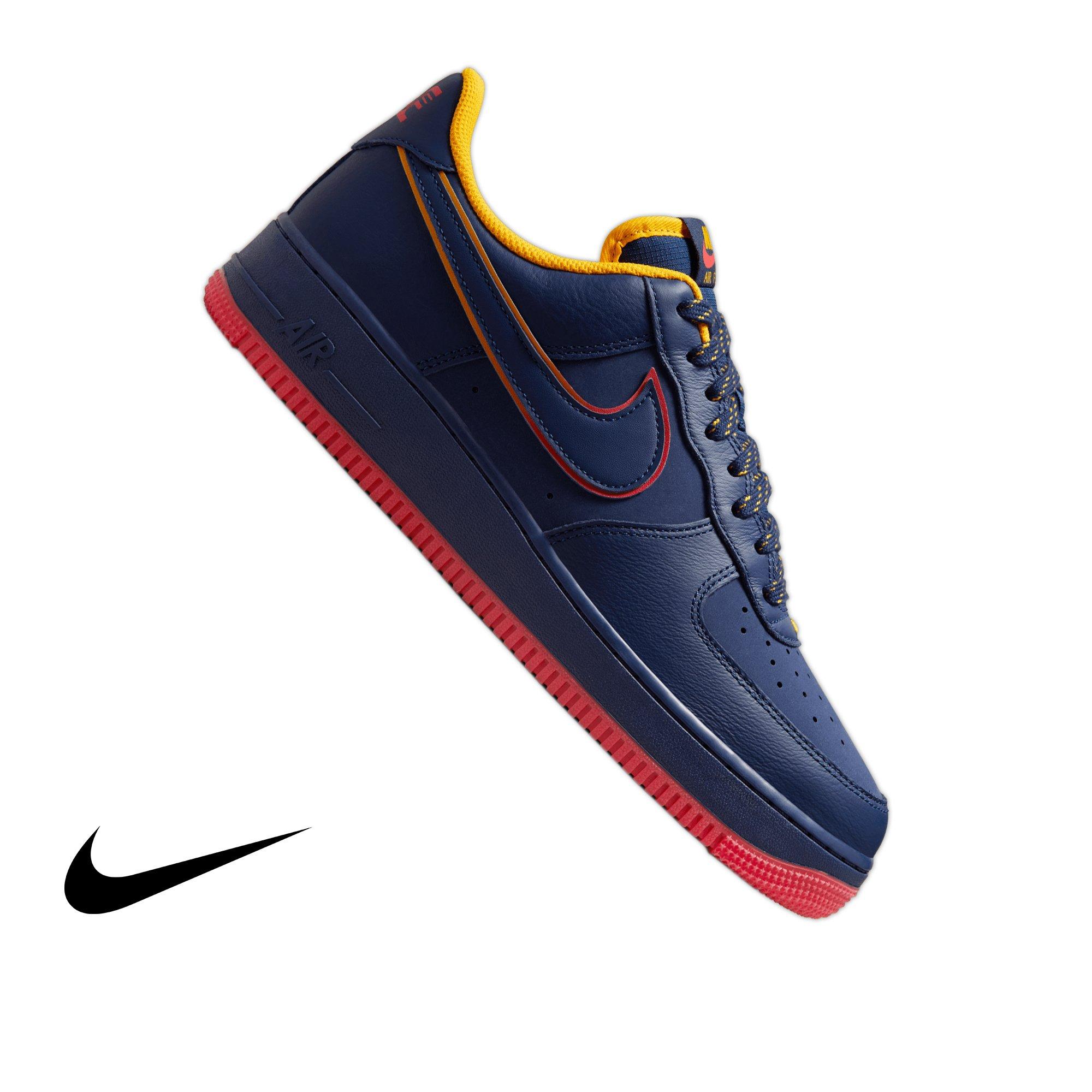 Nike Air Force 1 '07 LV8 "Retro Pack" Men's Shoe - MIDNIGHT NAVY/CRIMSON