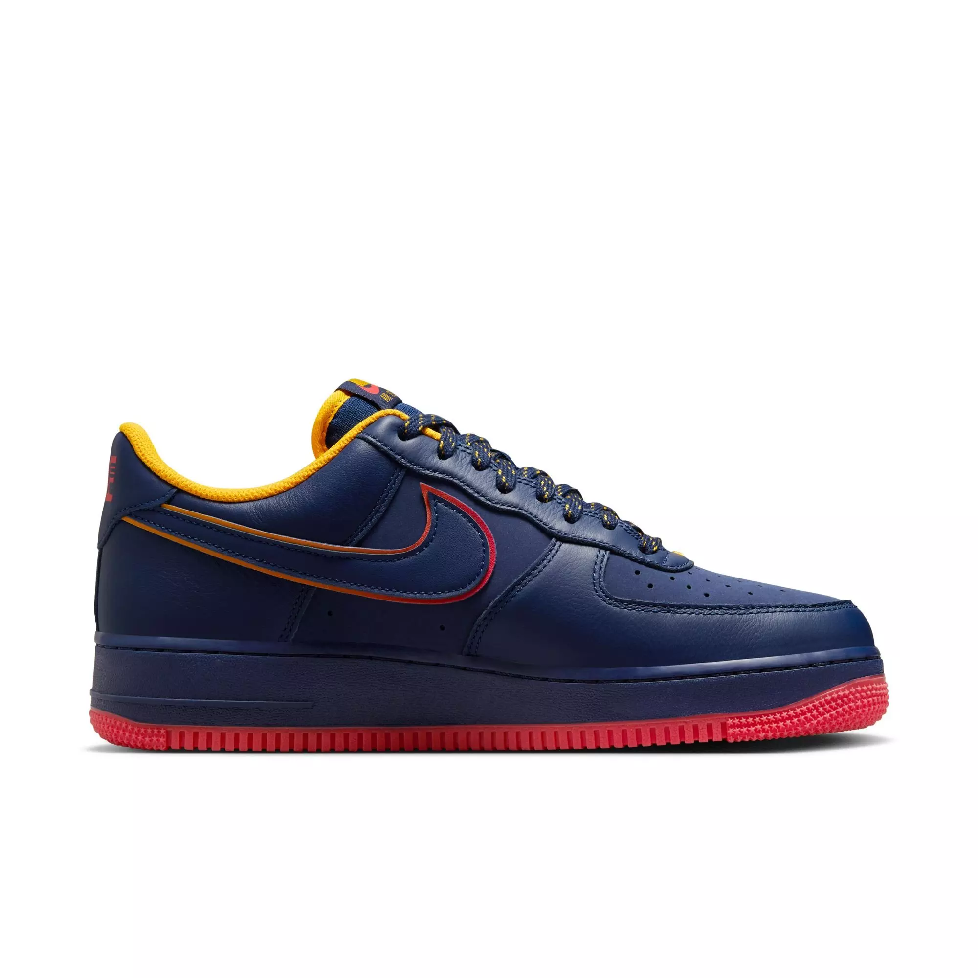 Nike Air Force 1 '07 LV8 "Retro Pack" Men's Shoe - MIDNIGHT NAVY/CRIMSON