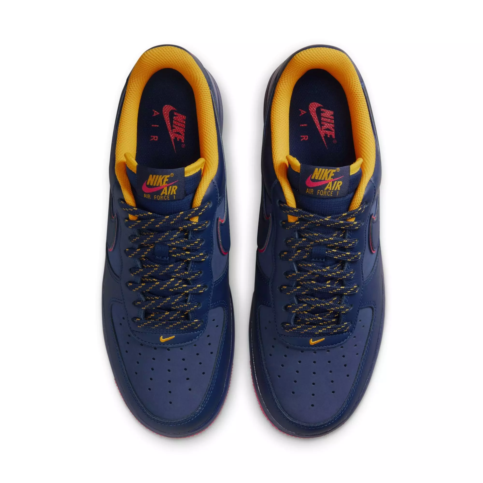 Nike Air Force 1 '07 LV8 "Retro Pack" Men's Shoe - MIDNIGHT NAVY/CRIMSON
