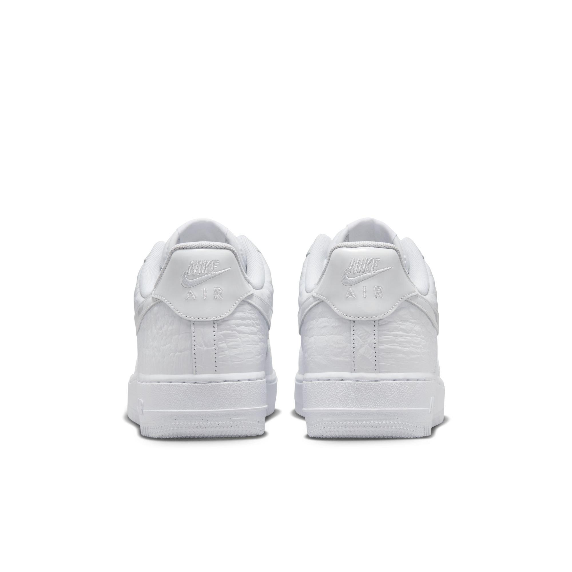 Nike AF1 White Leather Sneakers Zip Back NIKE Air Force 1  main image 3