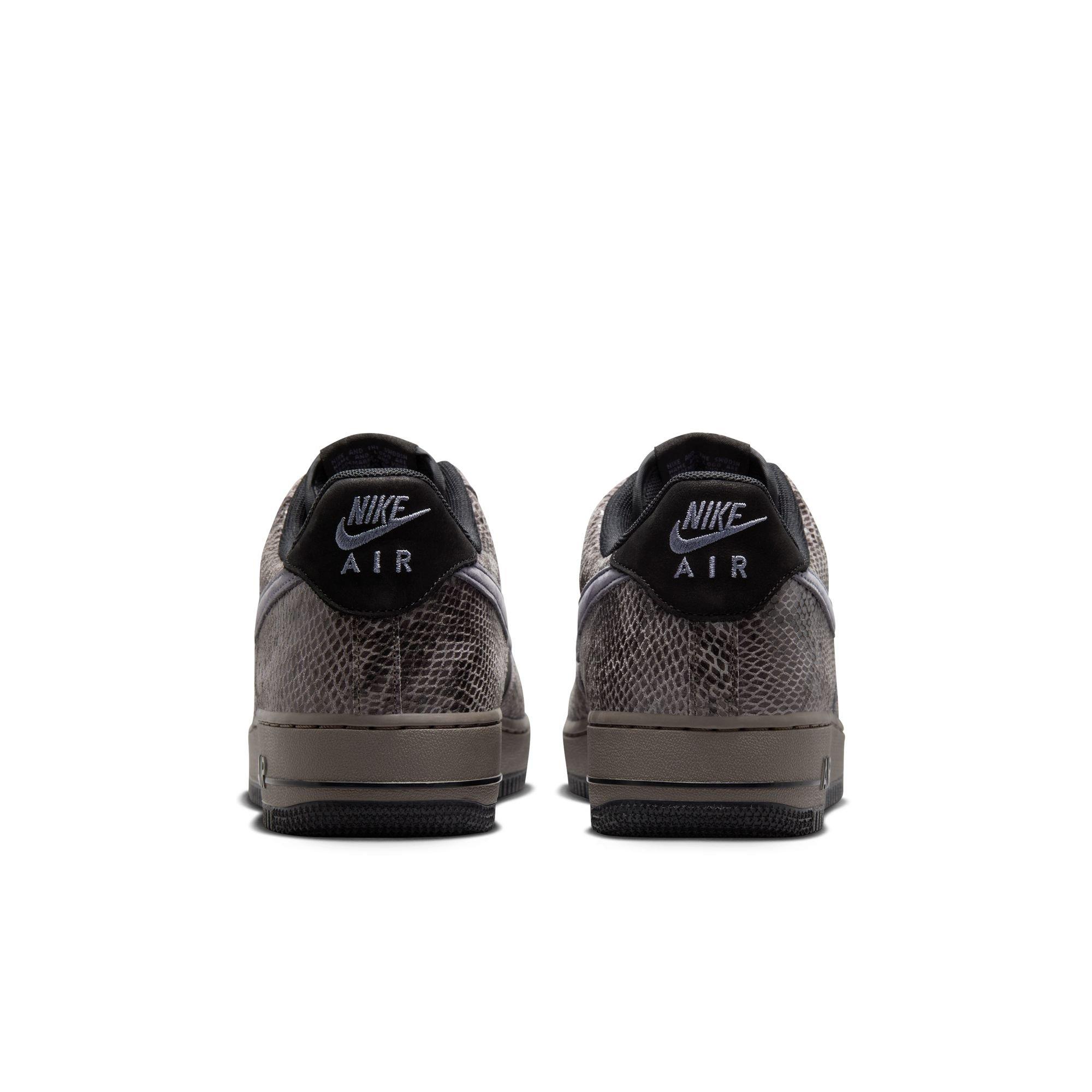 Nike Air Force 1 '07 LV8 "Snakeskin" Men's Shoe - OFF NOIR/LIGHT CARBON/CAVE STONE Thumbnail View 8