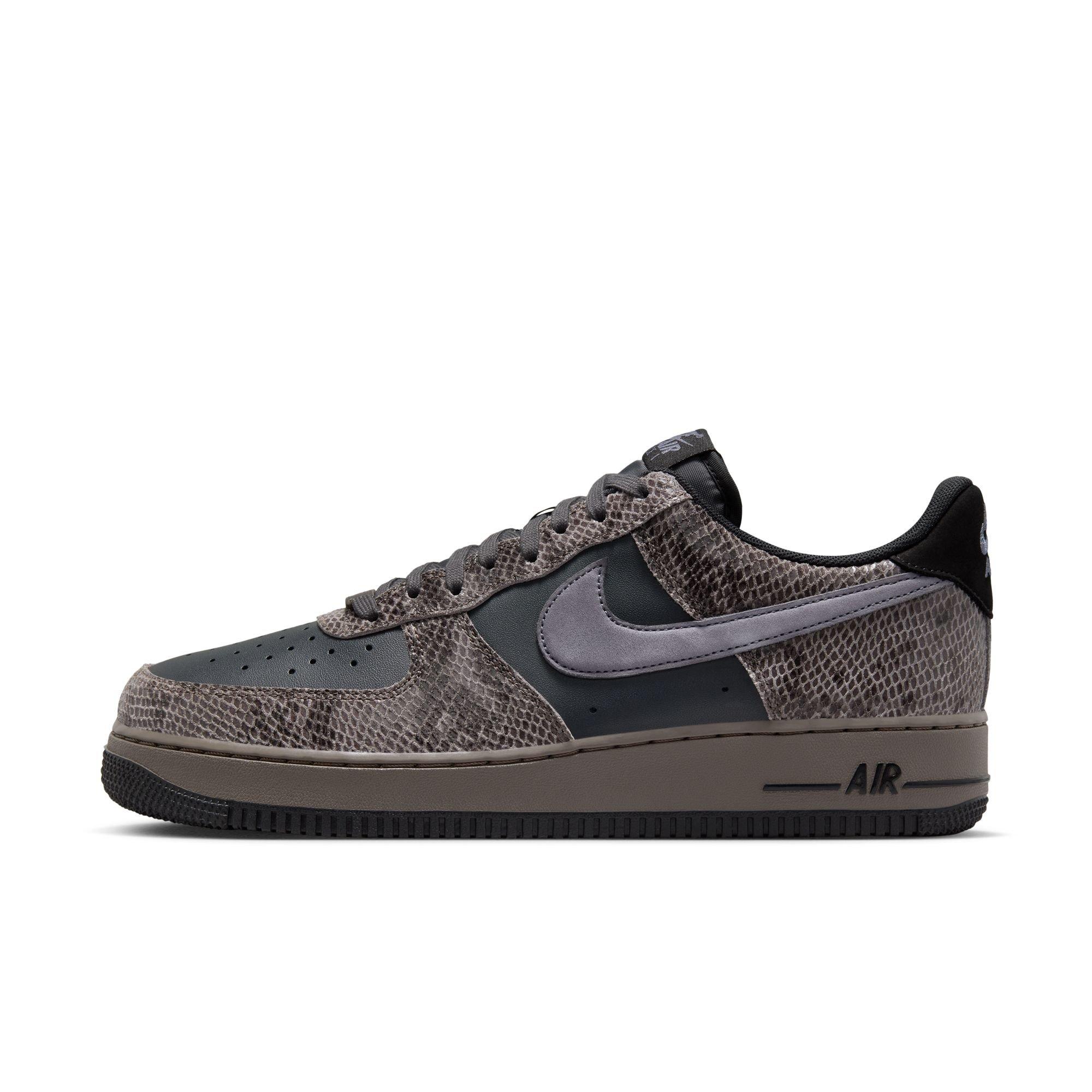 Nike Air Force 1 '07 LV8 "Snakeskin" Men's Shoe - OFF NOIR/LIGHT CARBON/CAVE STONE Thumbnail View 6