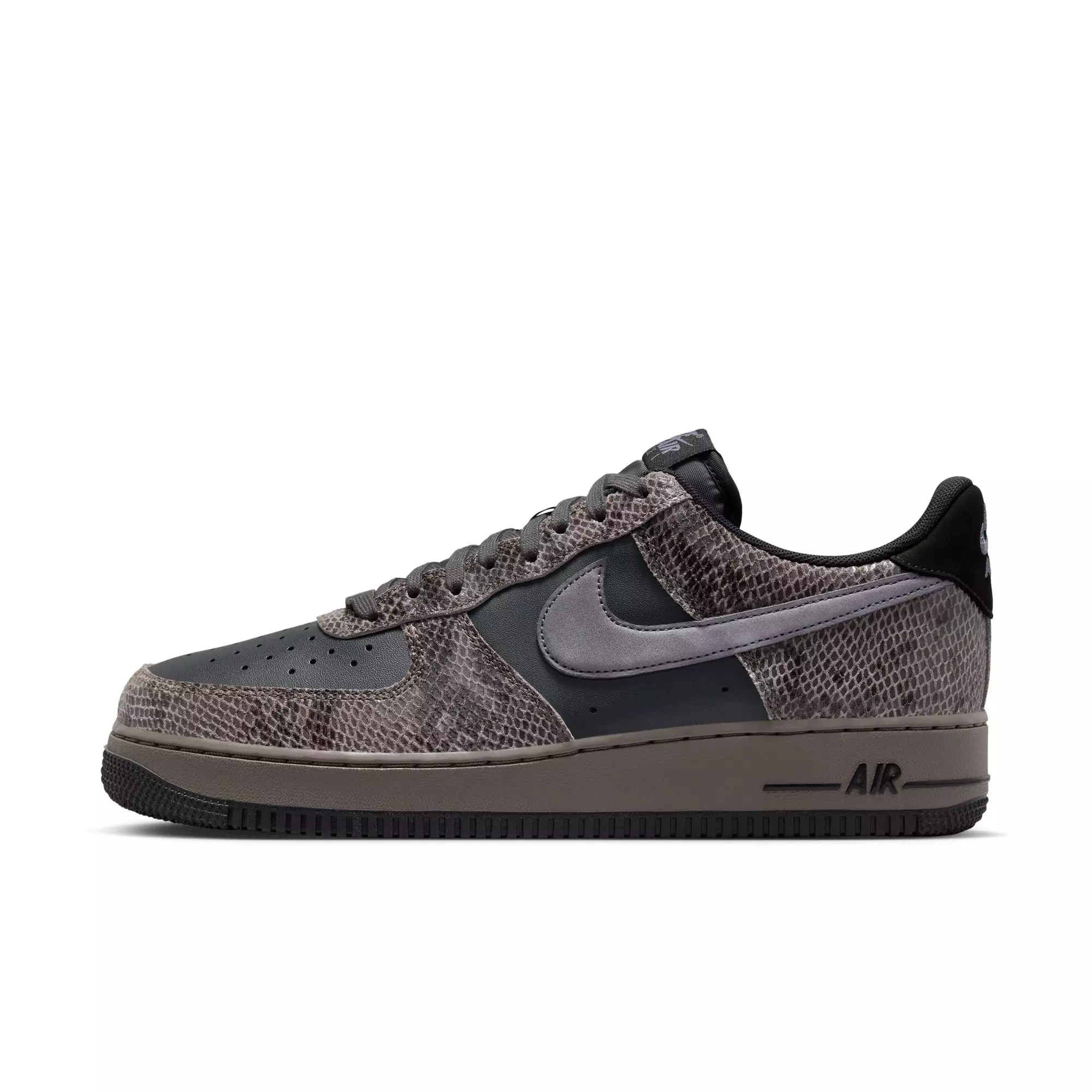 Nike Air Force 1 '07 LV8 "Snakeskin" Men's Shoe - OFF NOIR/LIGHT CARBON/CAVE STONE