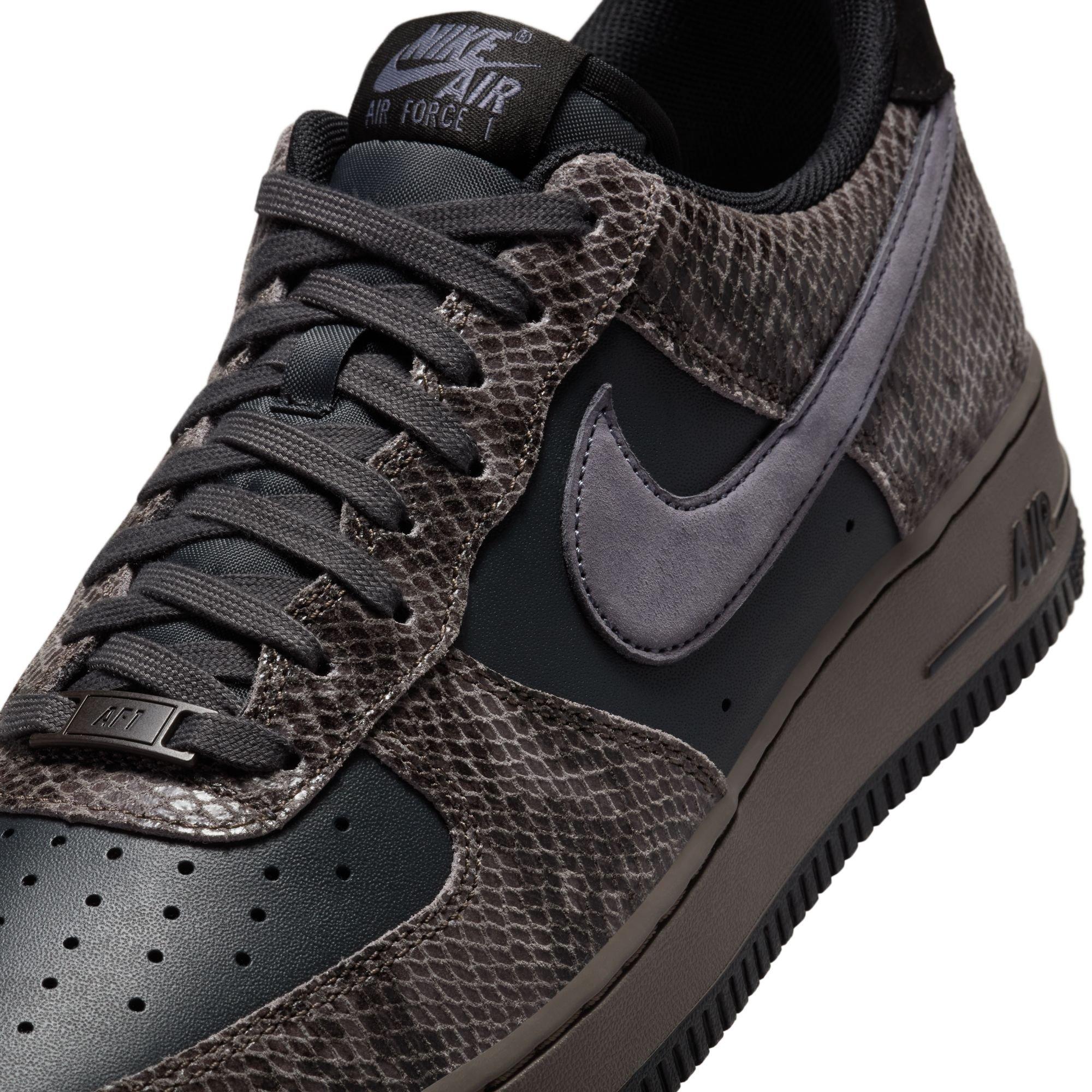 Nike Air Force 1 '07 LV8 "Snakeskin" Men's Shoe - OFF NOIR/LIGHT CARBON/CAVE STONE Thumbnail View 4