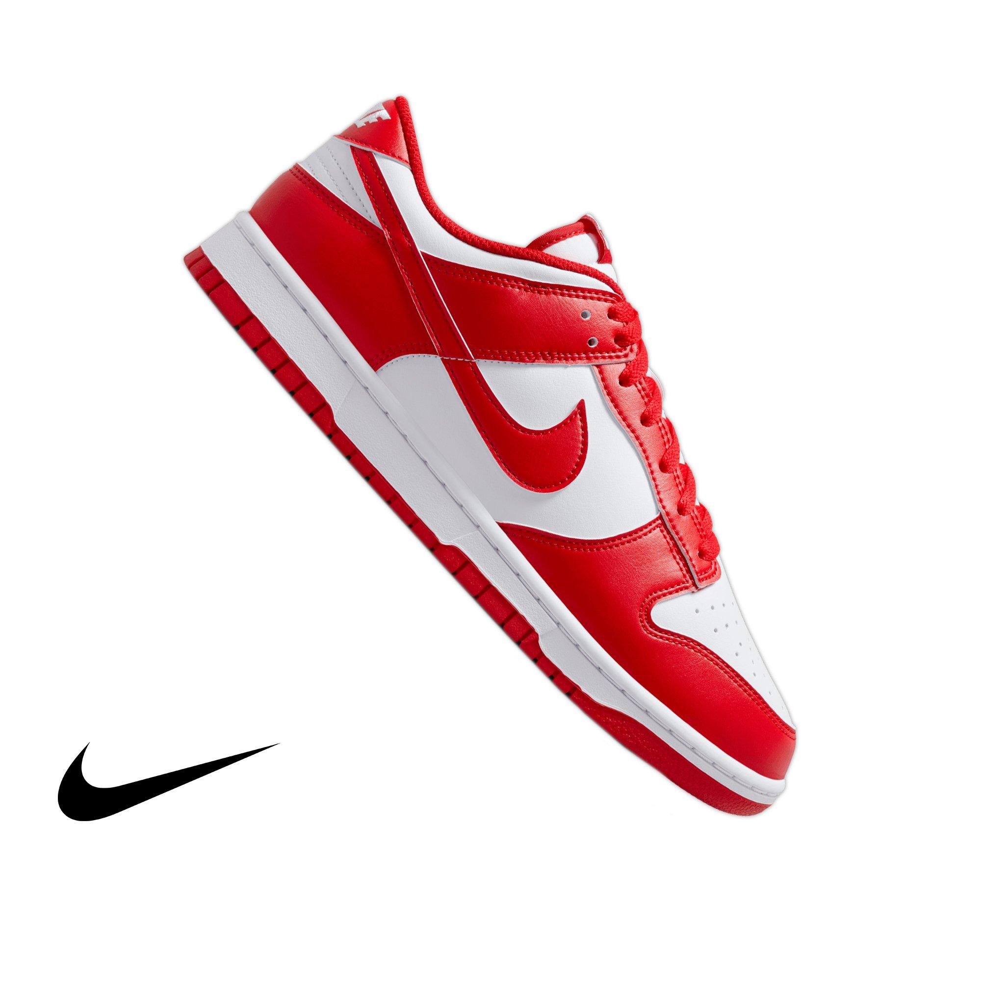 Nike Dunk Low "St. John's" Men's Shoe - WHITE/UNIVERSITY RED