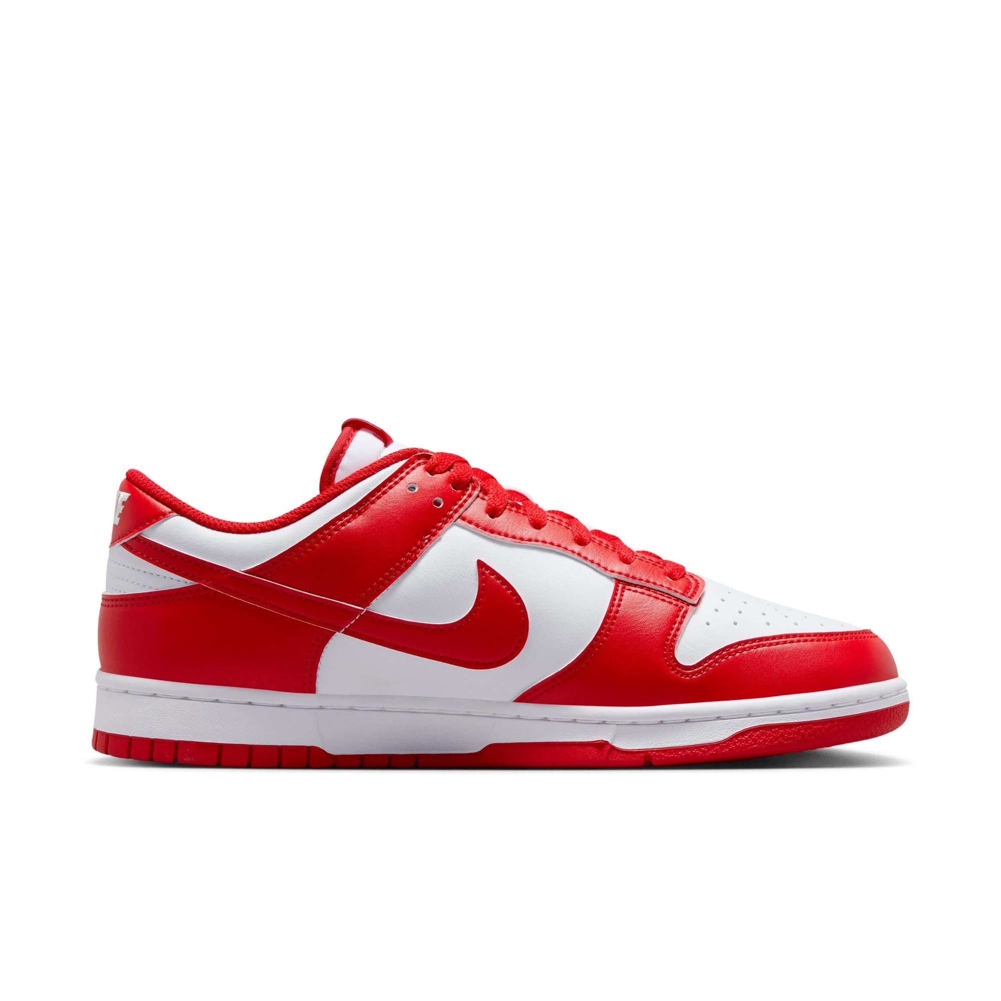 Nike Dunk Low "St. John's" Men's Shoe - WHITE/UNIVERSITY RED Thumbnail View 2