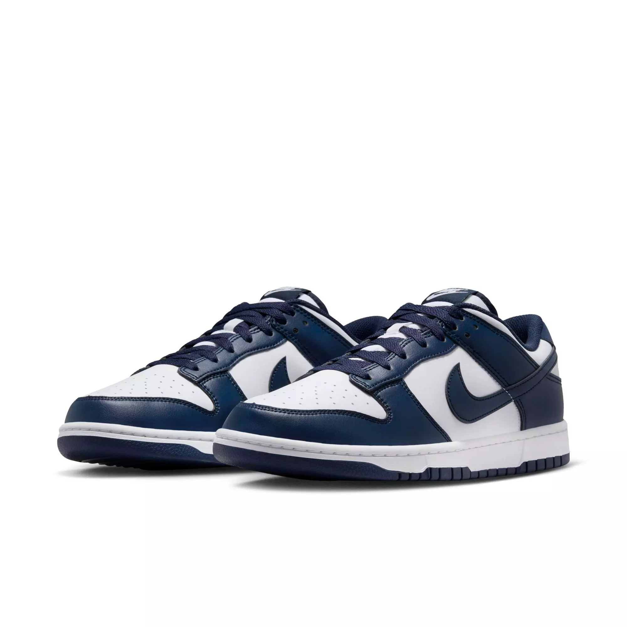 Nike Dunk Low Retro "White/Midnight Navy" Men's Shoe